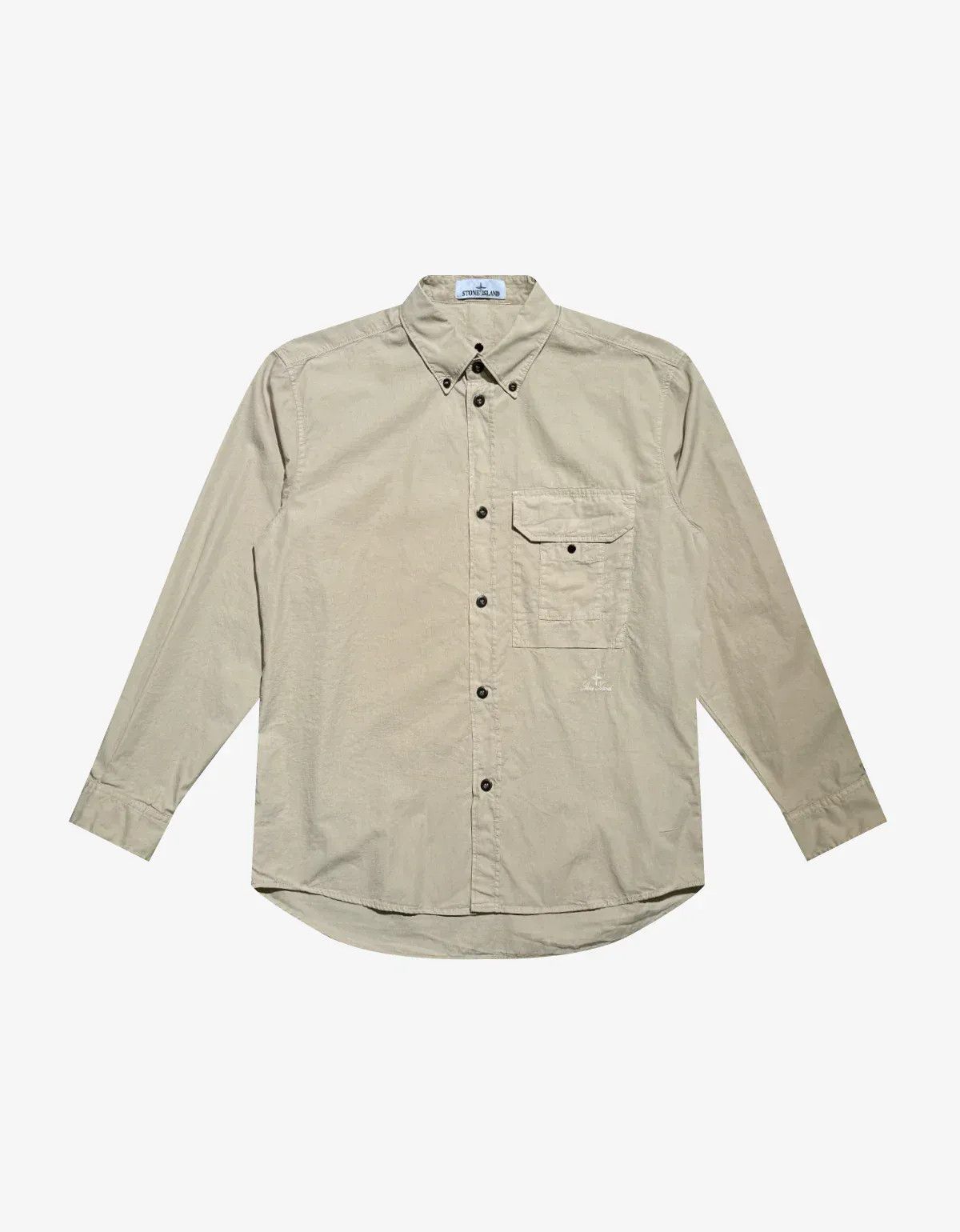 Stone Island Stone Island Beige Micro Ripstop Shirt Size US M / EU 48-50 / 2 - 1 Thumbnail
