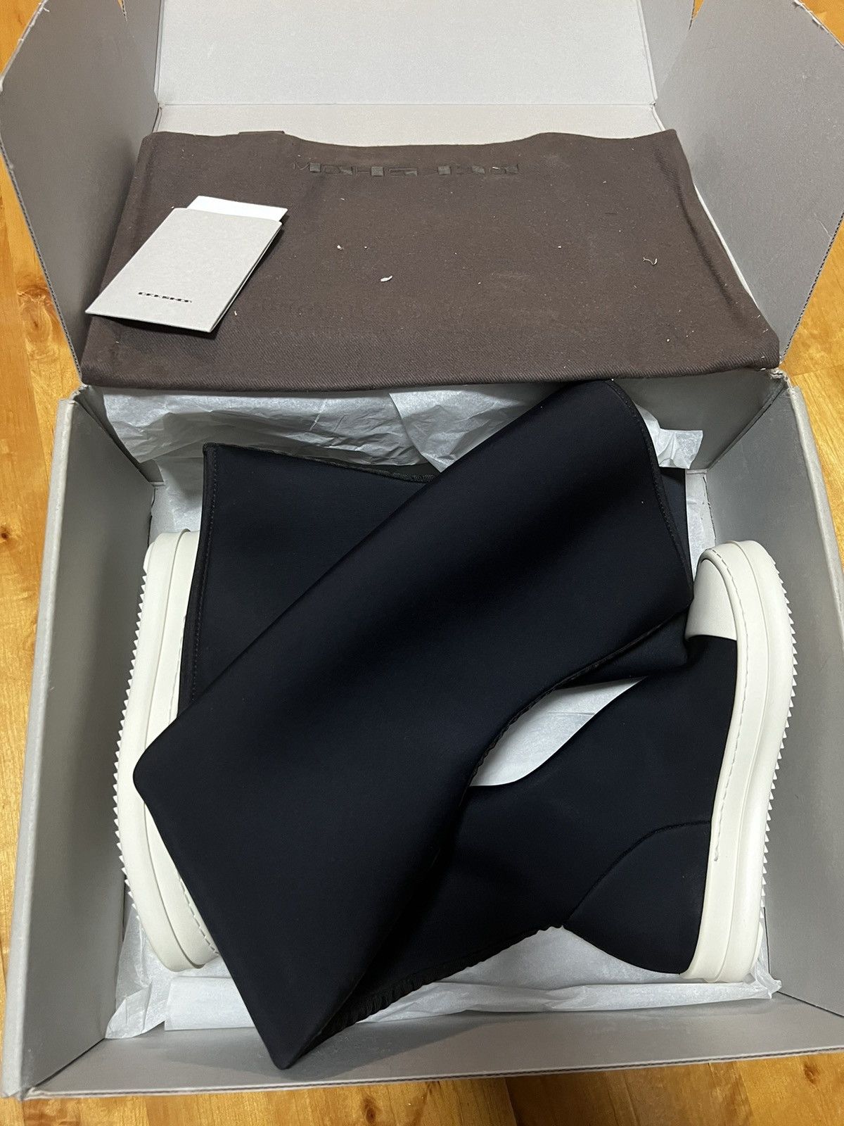 Rick Owens Drkshdw Rick owens drkshdw ramones thigh high stocking sz35 Size US 5 / IT 35 - 1 Thumbnail