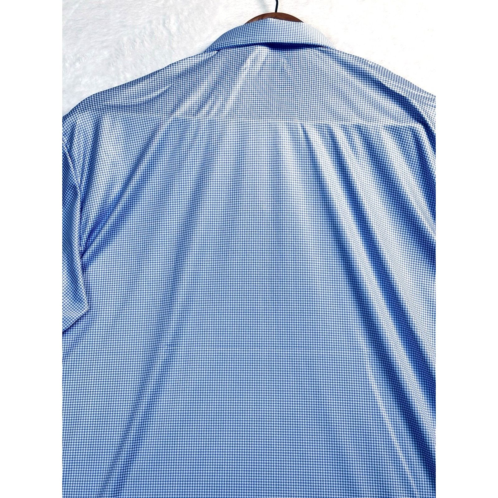 Other Collars & Co Semi-Spread Collar Polo In Turbo GT White-Blue Size US L / EU 52-54 / 3 - 6 Thumbnail