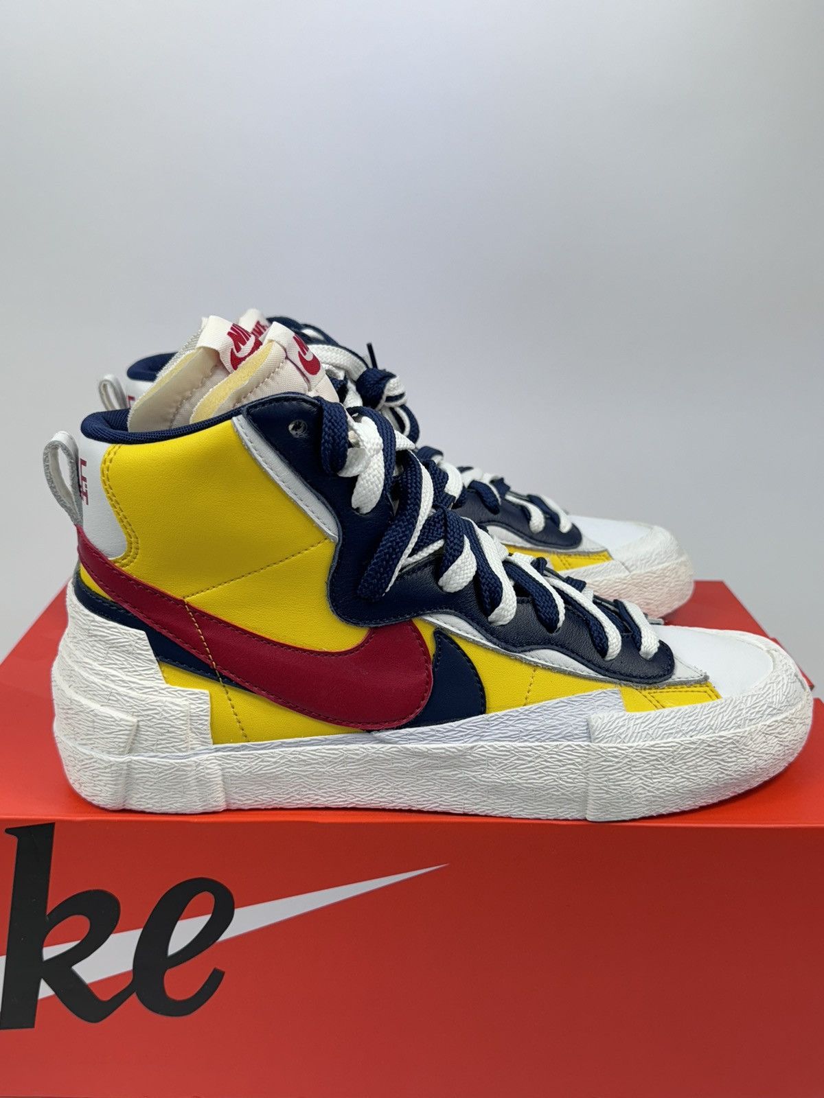 Nike × Sacai NIKE BLAZER MID SACAI Size US 10 / EU 43 - 1 Thumbnail