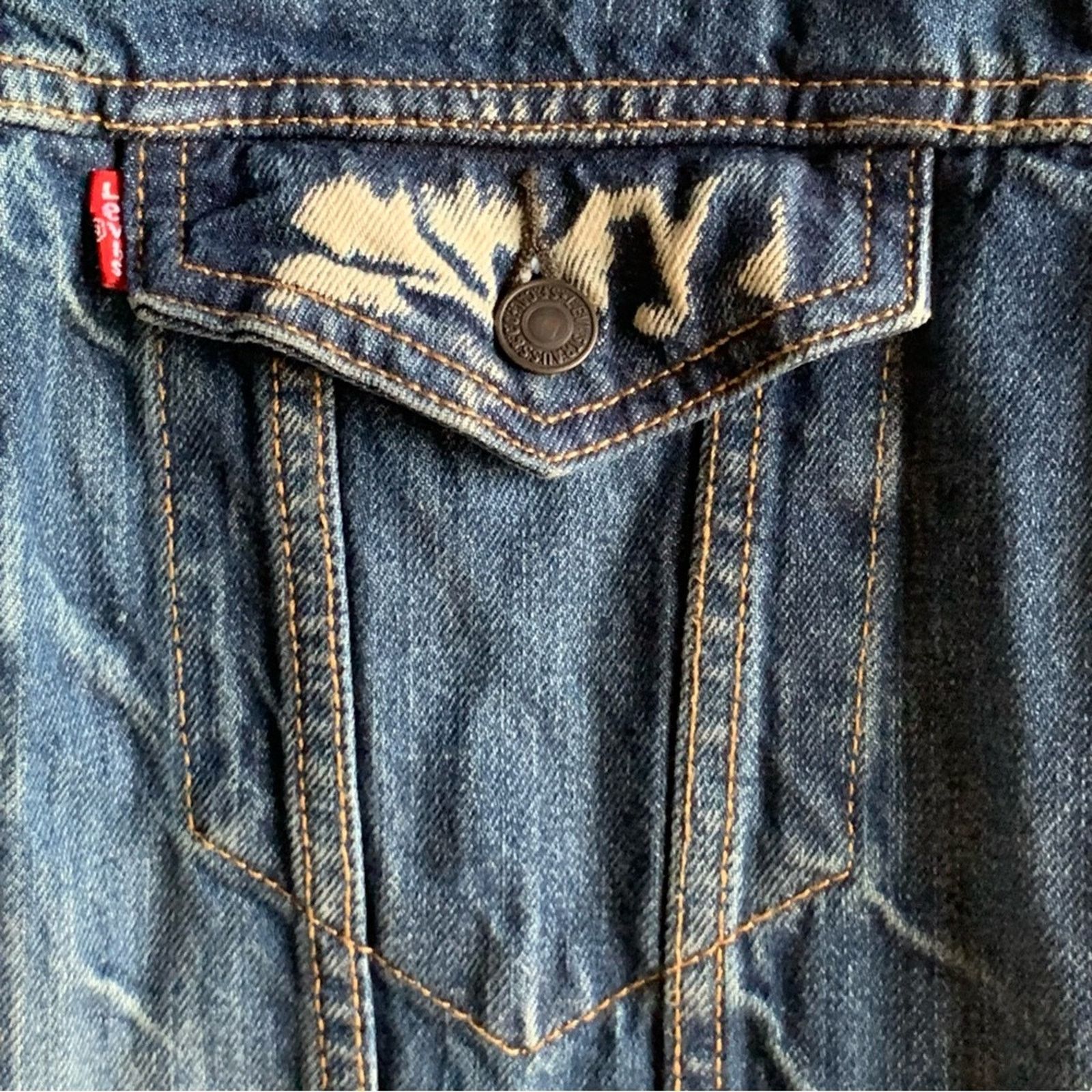 Levi's Levi Strauss 72334 Men’s Blue Denim Trucker Jacket Size XL Size US XL / EU 56 / 4 - 6 Thumbnail