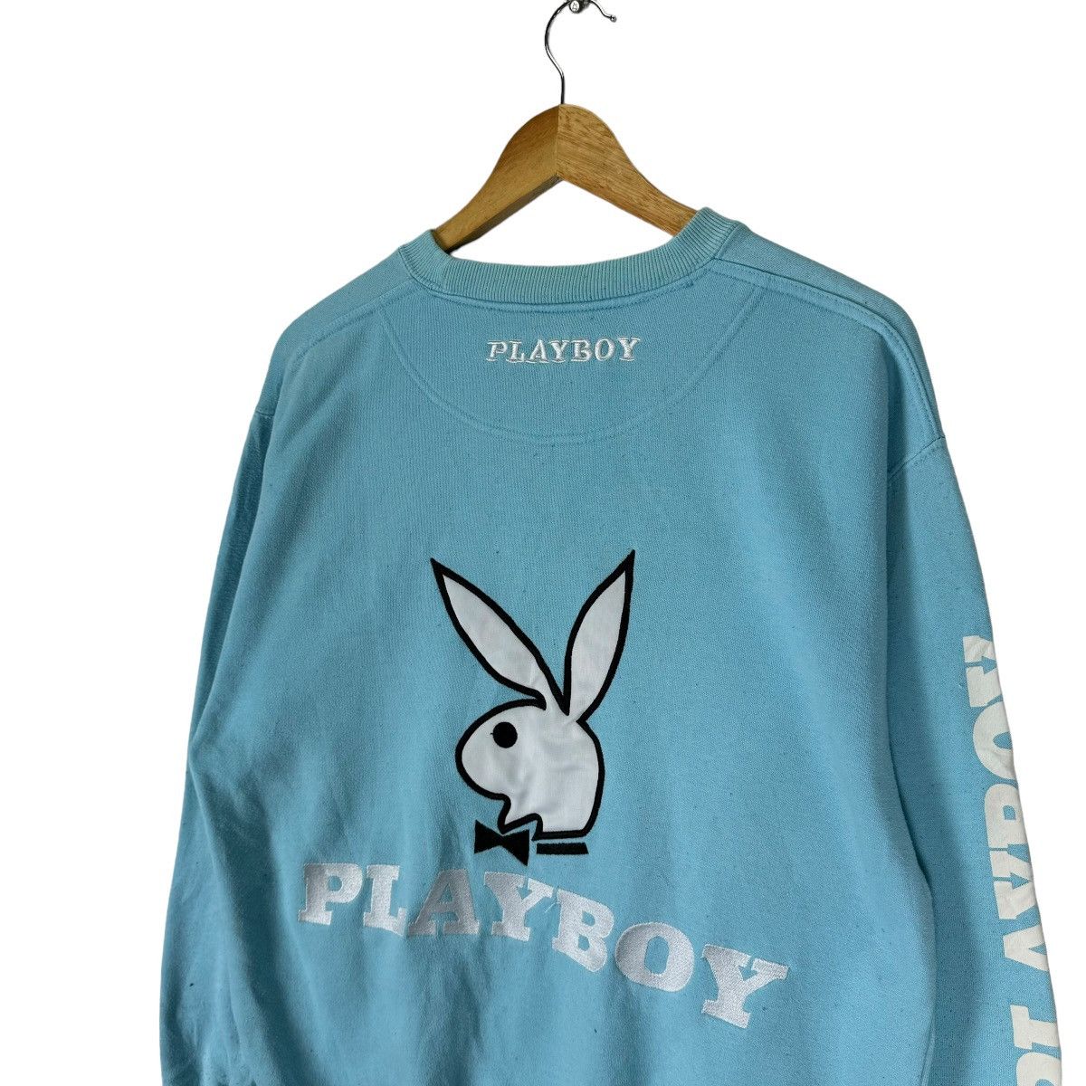 Playboy × Vintage ⚡️PLAYBOY BUNNY BIG LOGO CREWNECK SWEATSHIRT Size US L / EU 52-54 / 3 - 7 Thumbnail