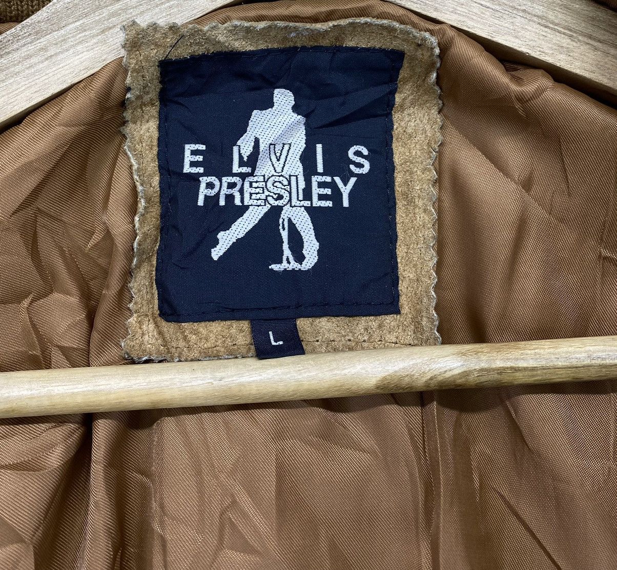 Band Tees Vintage Elvis Presley Rare Leather Jacket Size US L / EU 52-54 / 3 - 14 Thumbnail