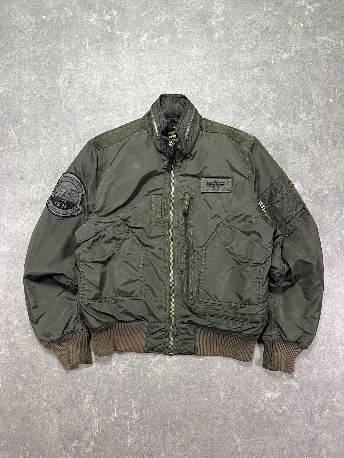 Alpha Industries Alpha Industries Engine Multipocket Rare Bomber Jacket L Size US L / EU 52-54 / 3 - 1 Thumbnail