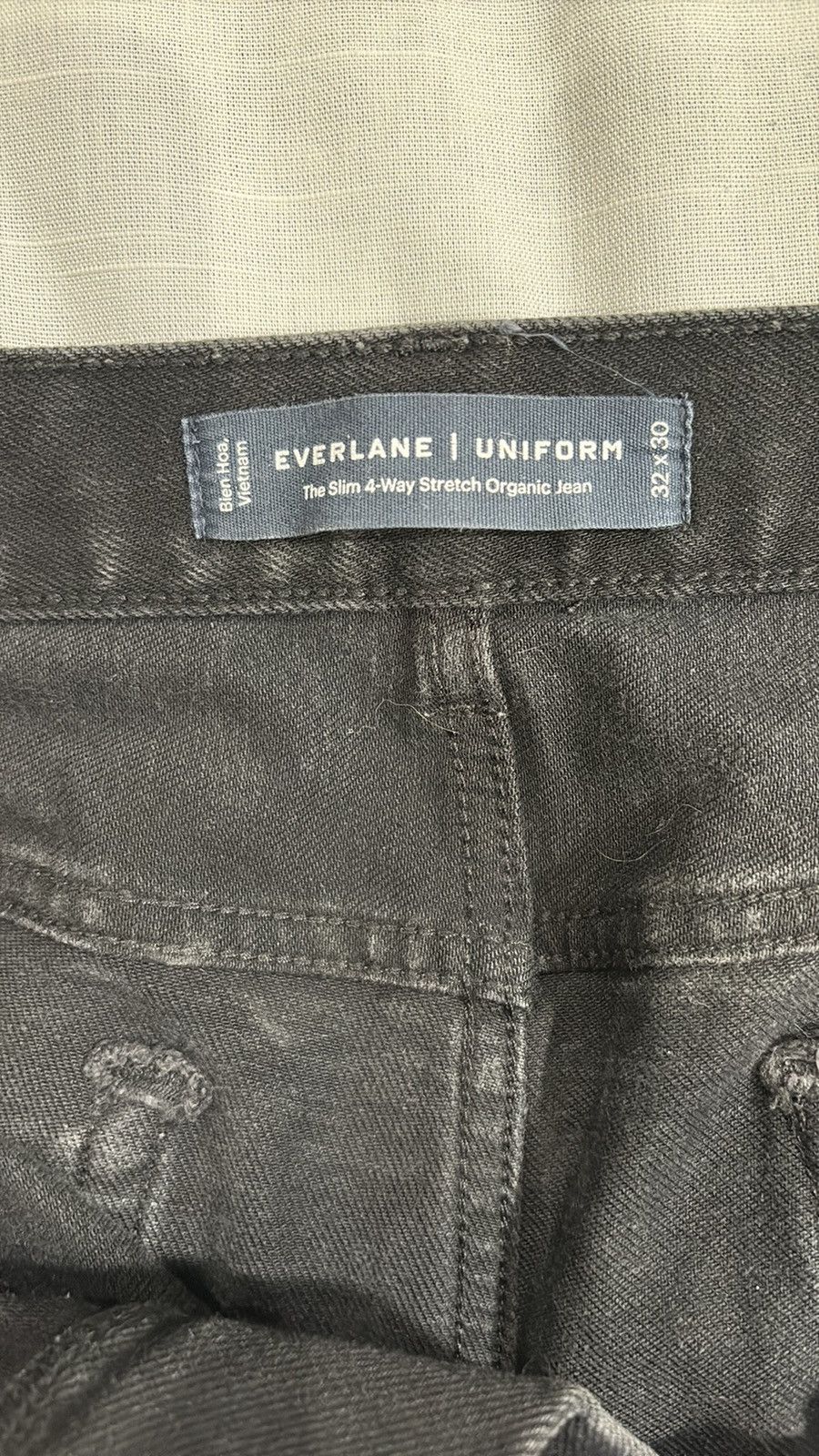 Everlane Everlane 4 way stretch Jeans 32x30 Black Size US 32 / EU 48 - 3 Thumbnail