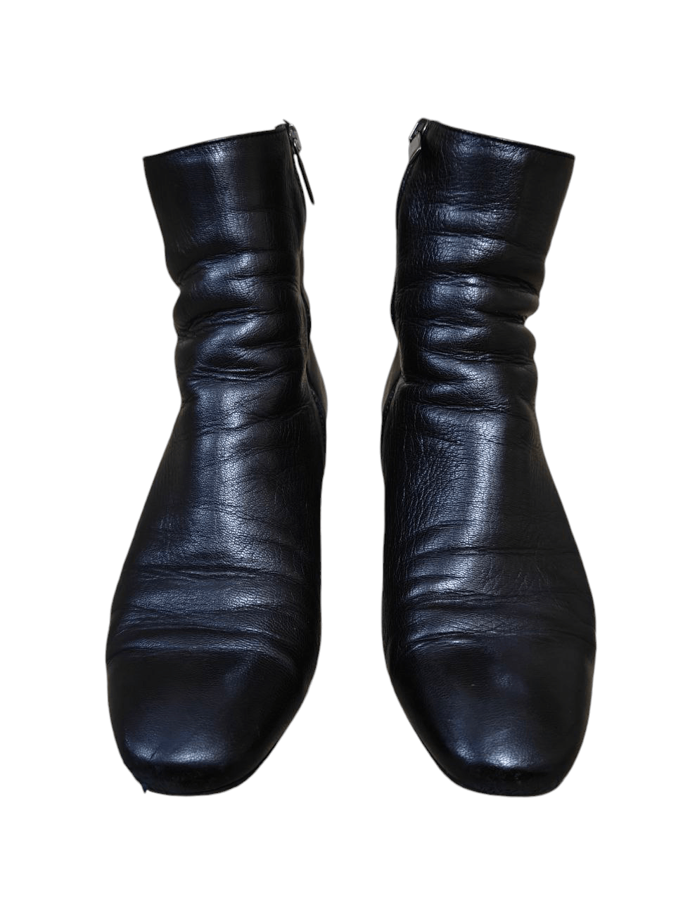 Genuine Leather Italian True Leather Boots, Opti Zipper Size US 8 / IT 38 - 1 Thumbnail