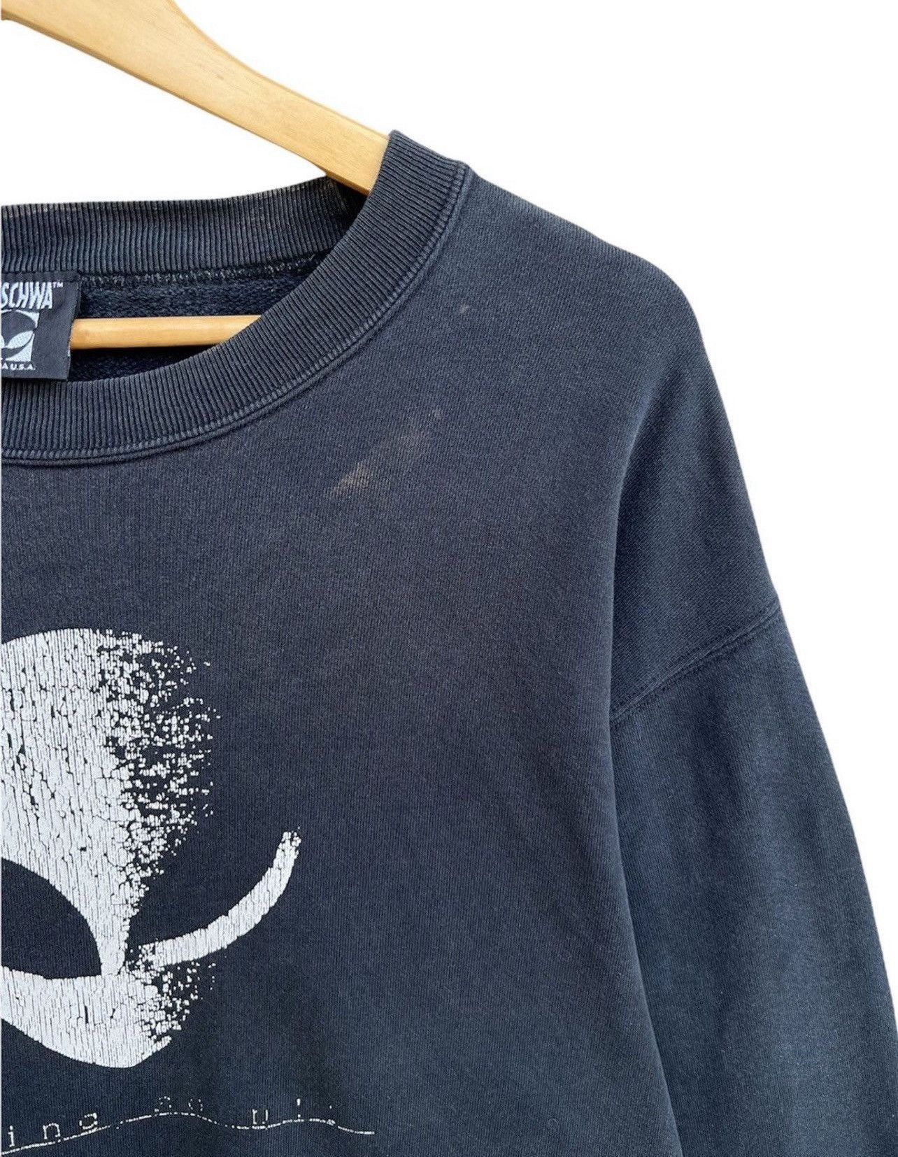 Vintage RARE Vintage 90s Beschwa Skate Distressed Sweatshirt Size US M / EU 48-50 / 2 - 6 Thumbnail