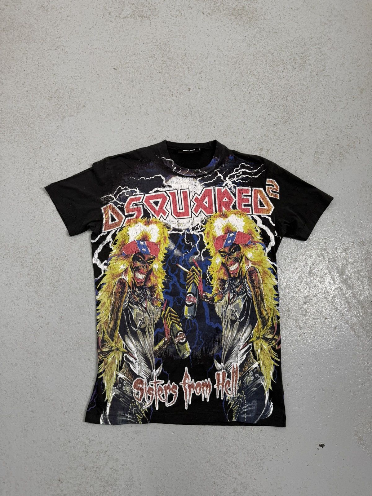 Dsquared2 Dsquared2 Sisters From Hell Iron Maiden T-Shirt Size US L / EU 52-54 / 3 - 1 Thumbnail