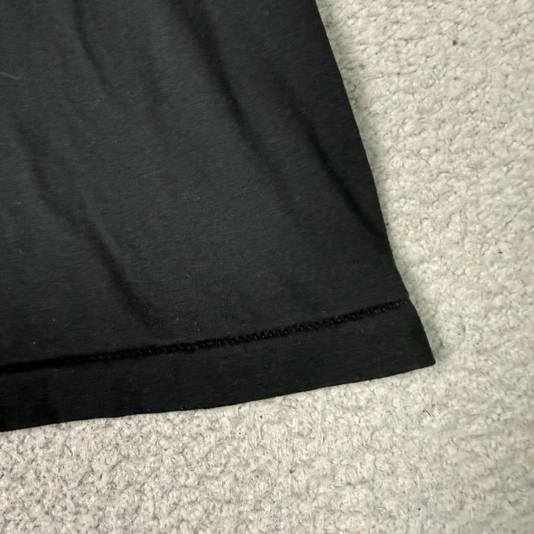 Fruit Of The Loom VINTAGE Fruit of the Loom T Shirt Adult 2XL Black Amish Country 90s Quilted Graphic Print Crew Neck Mens Size US XXL / EU 58 / 5 - 6 Thumbnail