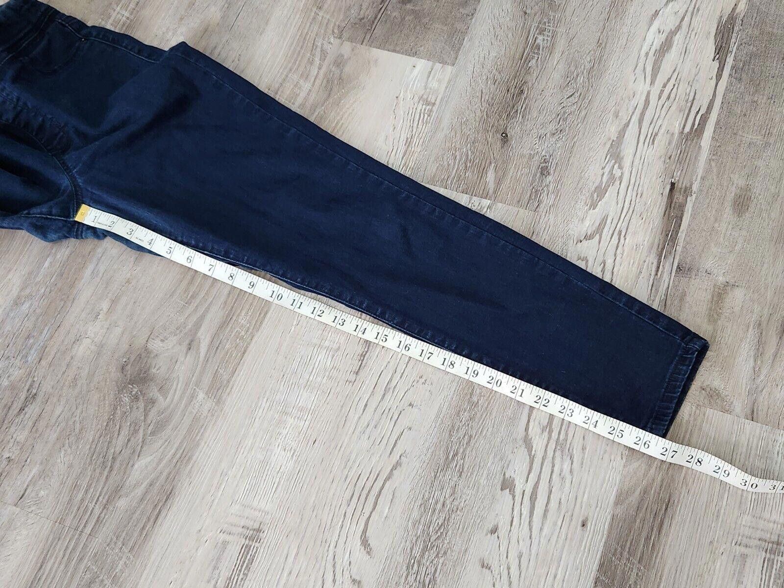 Old Navy Old Navy Rockstar Jeans 10 Short Dark Wash Skinny Pull On Size 32" / US 10 / IT 46 - 7 Thumbnail