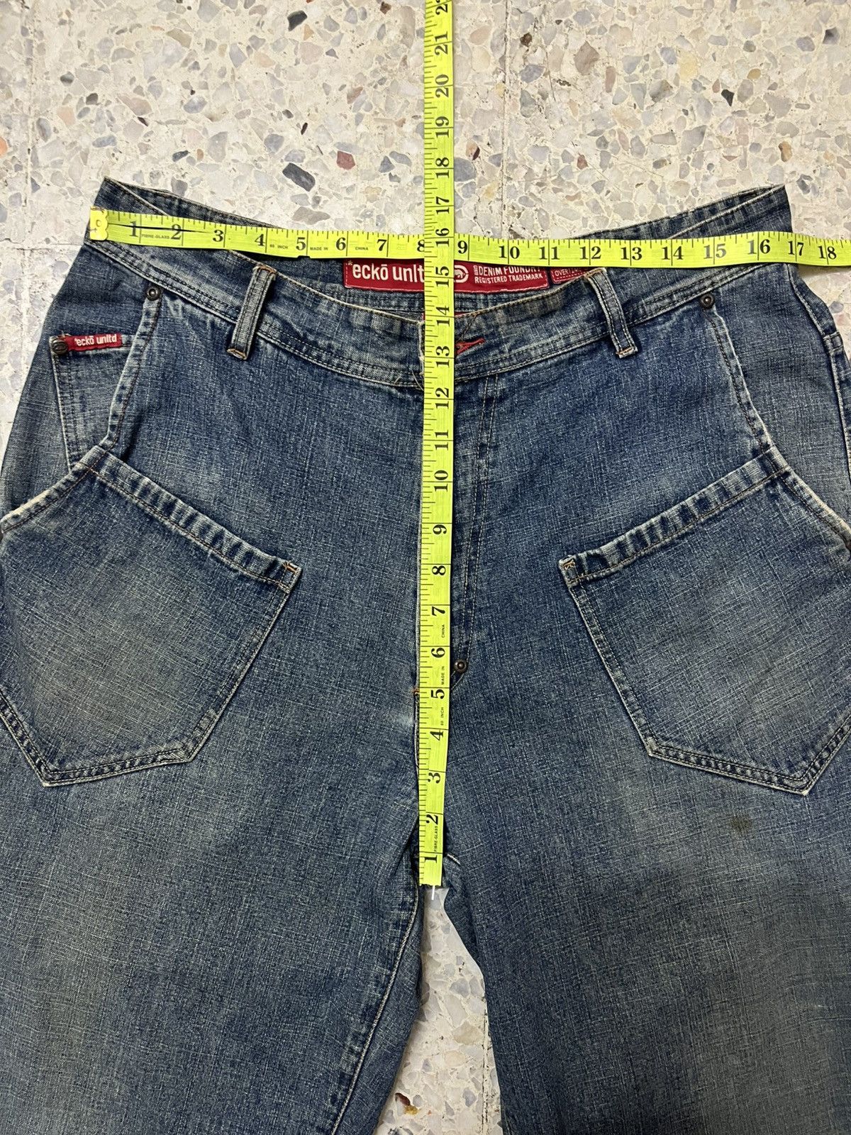Vintage Vintage Ecko Unltd denim foundry baggy jeans Size US 34 / EU 50 - 13 Thumbnail