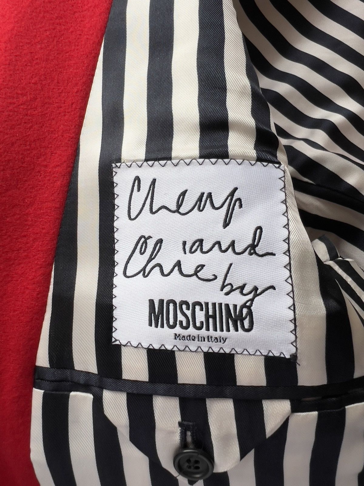 Moschino Moschino "Cheap and Chic" Wool Blazer - Made in Italy - NWT Size 40R - 4 Thumbnail