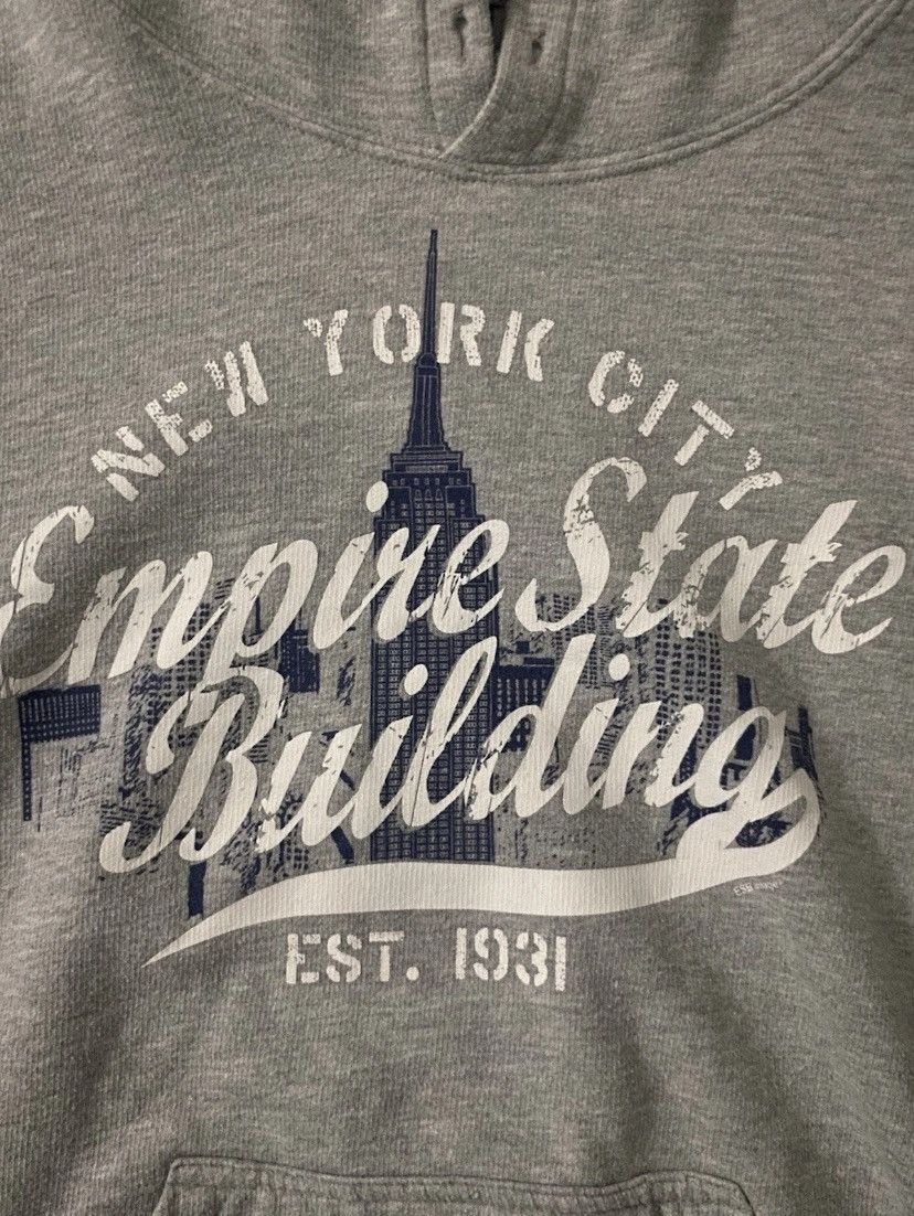 Other Baggy Sleeve Grey Hoddie With New York Print Size US M / EU 48-50 / 2 - 2 Thumbnail