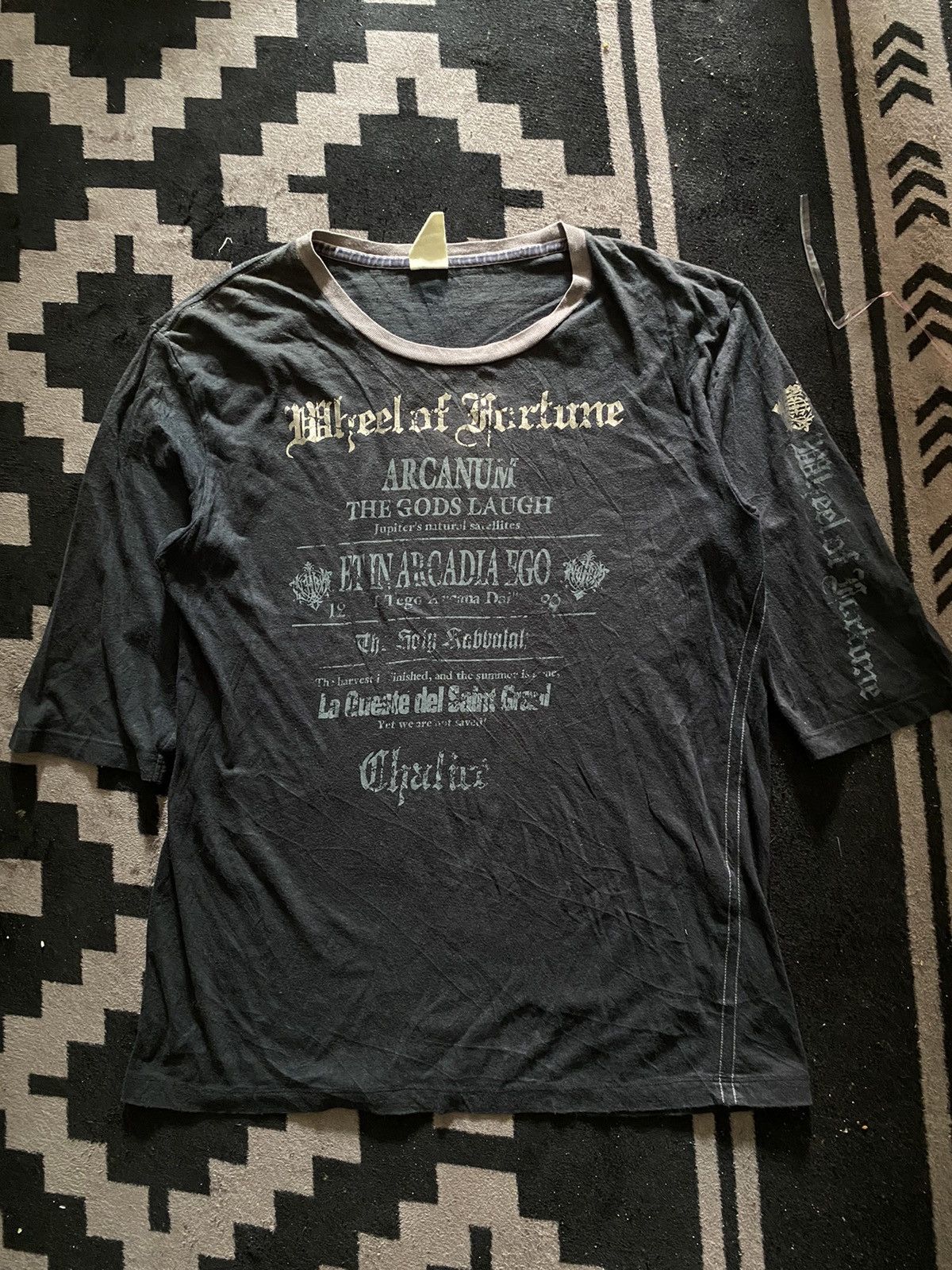 If Six Was Nine × Japanese Brand × Le Grande Bleu (L.G.B.) Vintage ikka poem tshirt Size US L / EU 52-54 / 3 - 1 Thumbnail