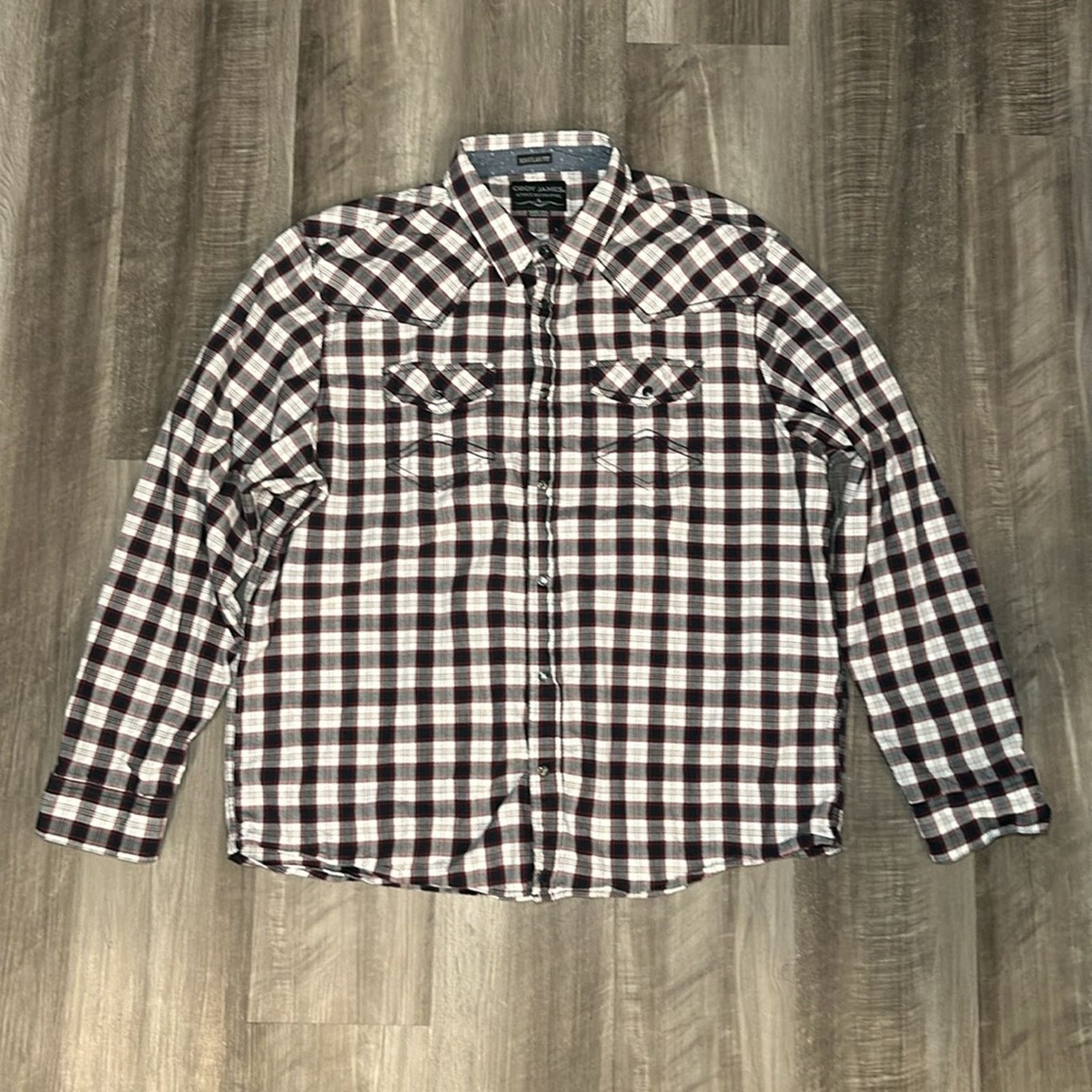 Cody James Cody James Western Regular Fit Long Sleeve Pearl Snap - 2XL Size US XXL / EU 58 / 5 - 2 Thumbnail