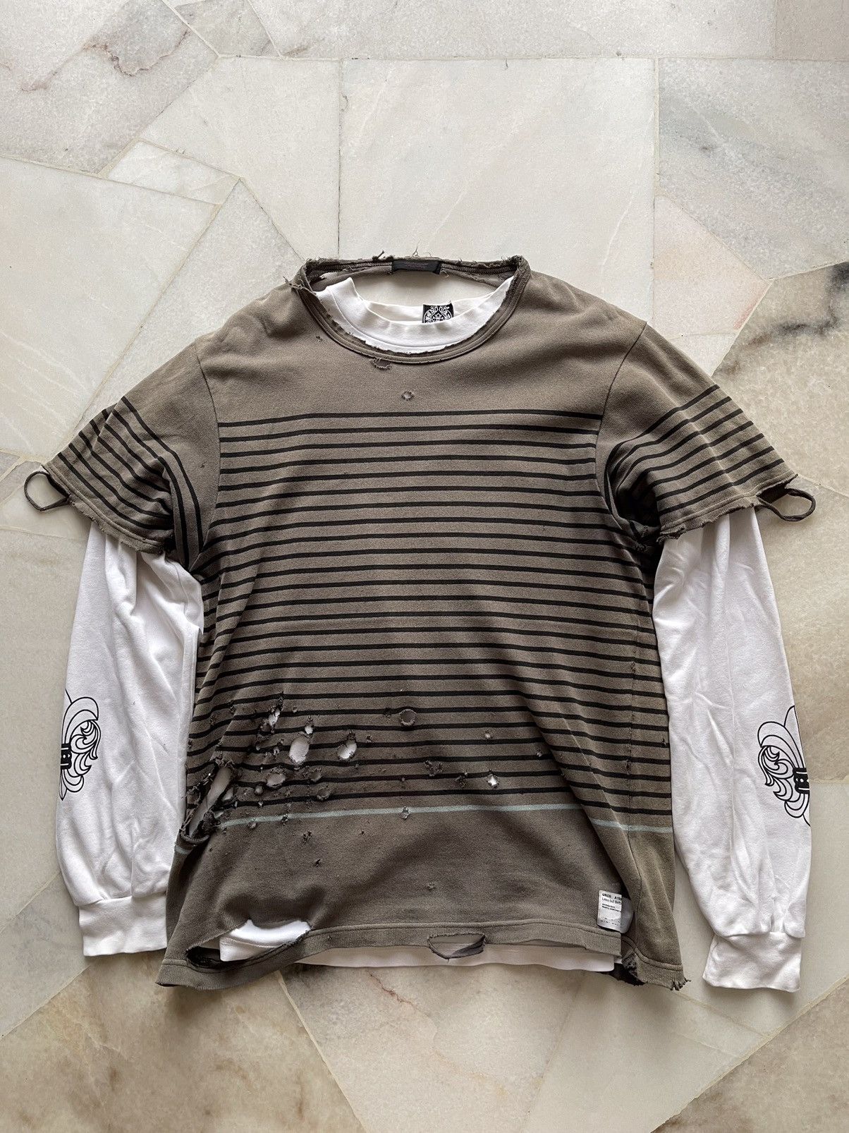 Undercover 2000s Undercover Trashed Tee Size US M / EU 48-50 / 2 - 14 Thumbnail