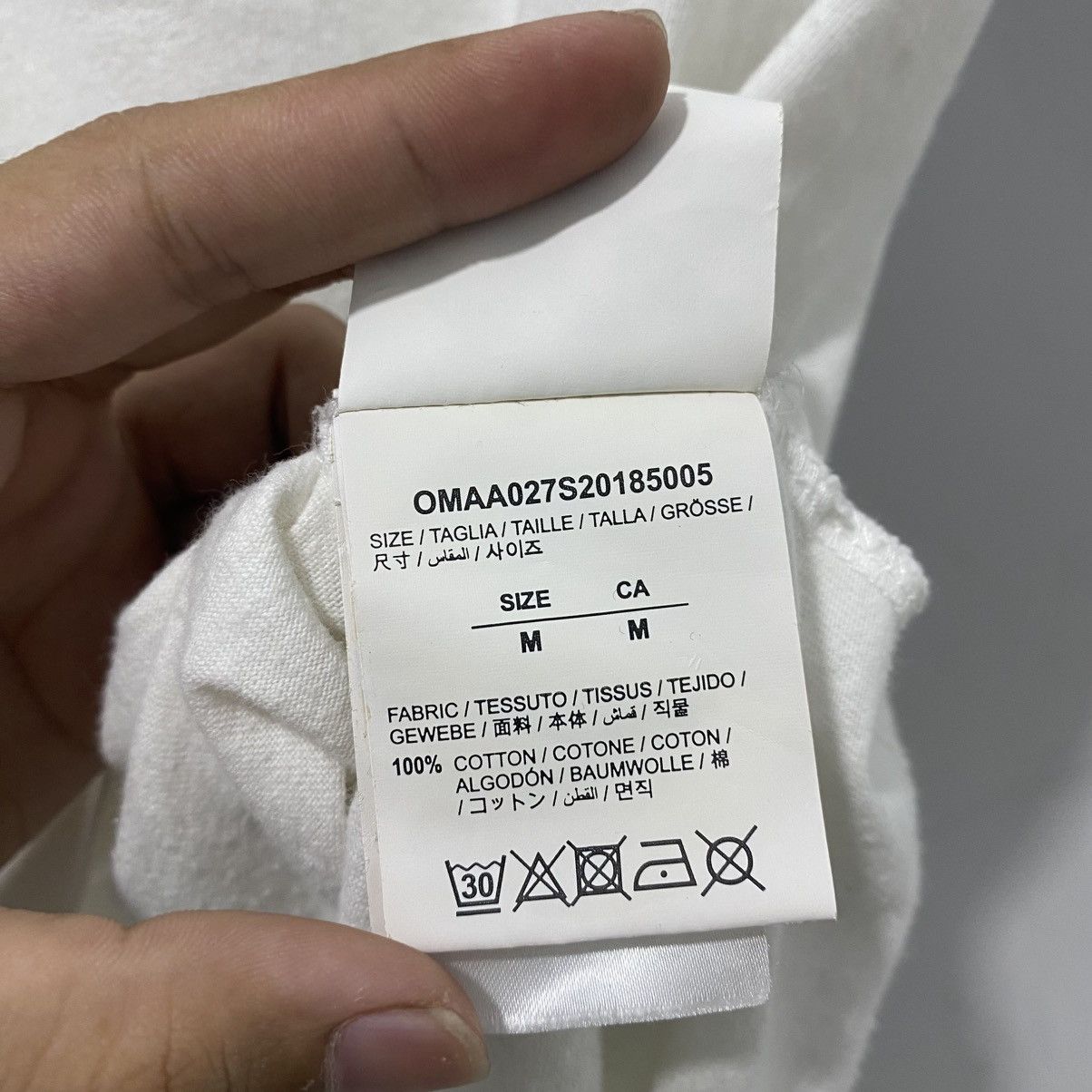 Off-White Off White White Graph Shirt Size US M / EU 48-50 / 2 - 8 Thumbnail