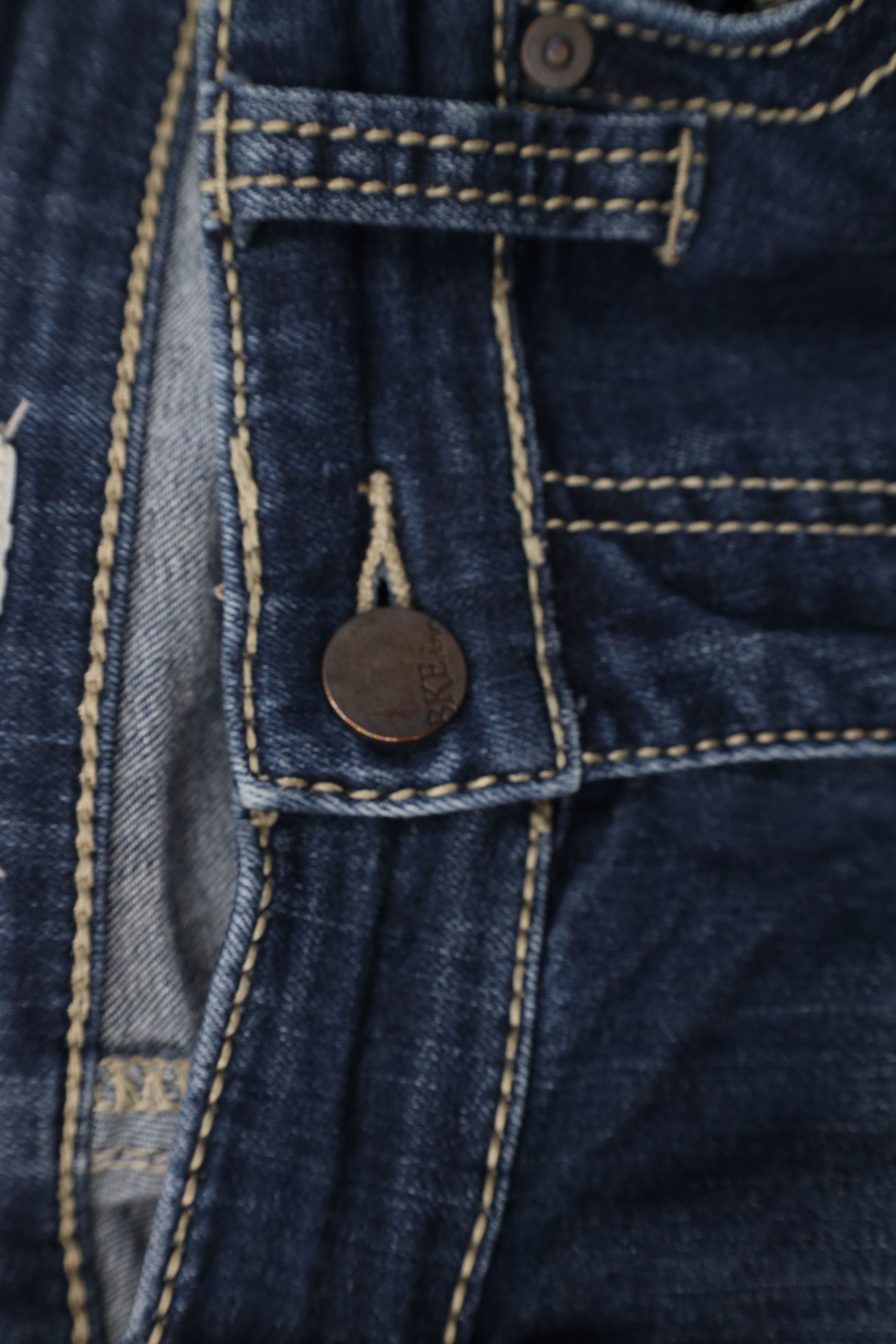 Vintage Buckle BKE Payton Stretch Flared Bootcut Denim Jeans Blue Size 30" / US 8 / IT 44 - 13 Thumbnail