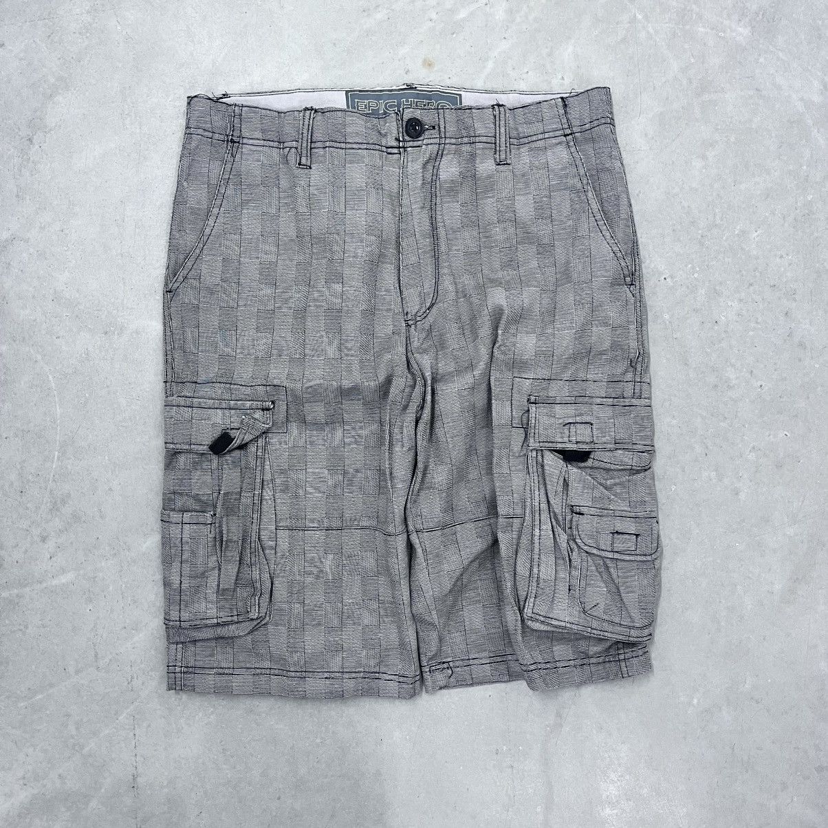 Vintage Crazy Y2K vintage Baggy Epic Hero Cargo Utility Shorts 34 Size US 34 / EU 50 - 1 Thumbnail