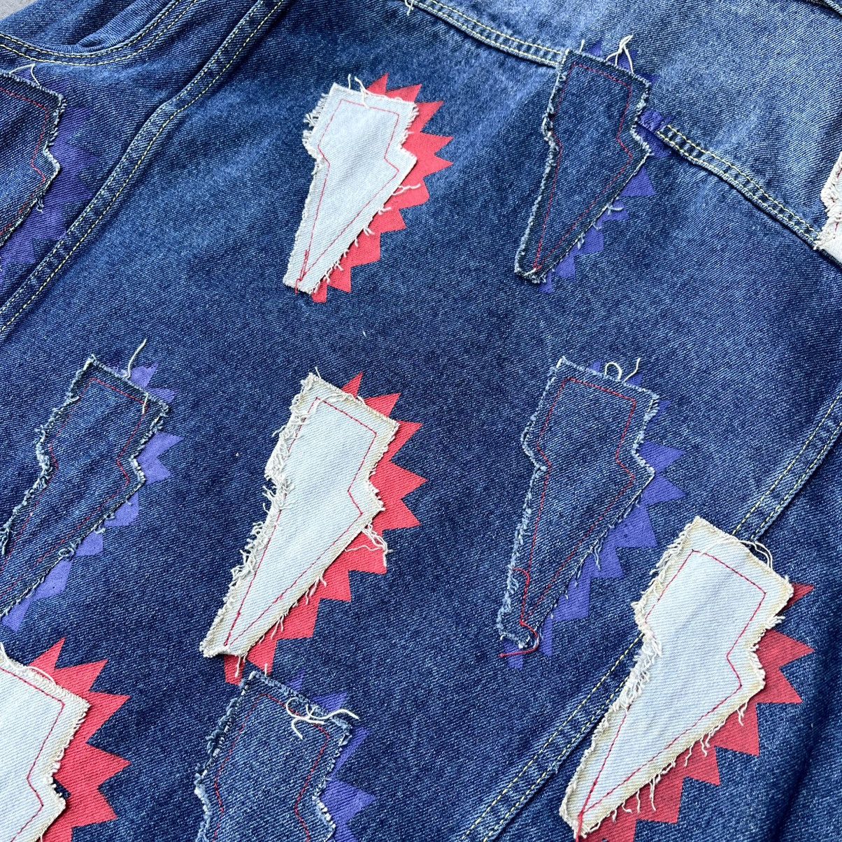 Faith Connexion Faith Connexion – Thunder Patch Denim Jacket Worn by BTS Size US XL / EU 56 / 4 - 5 Thumbnail