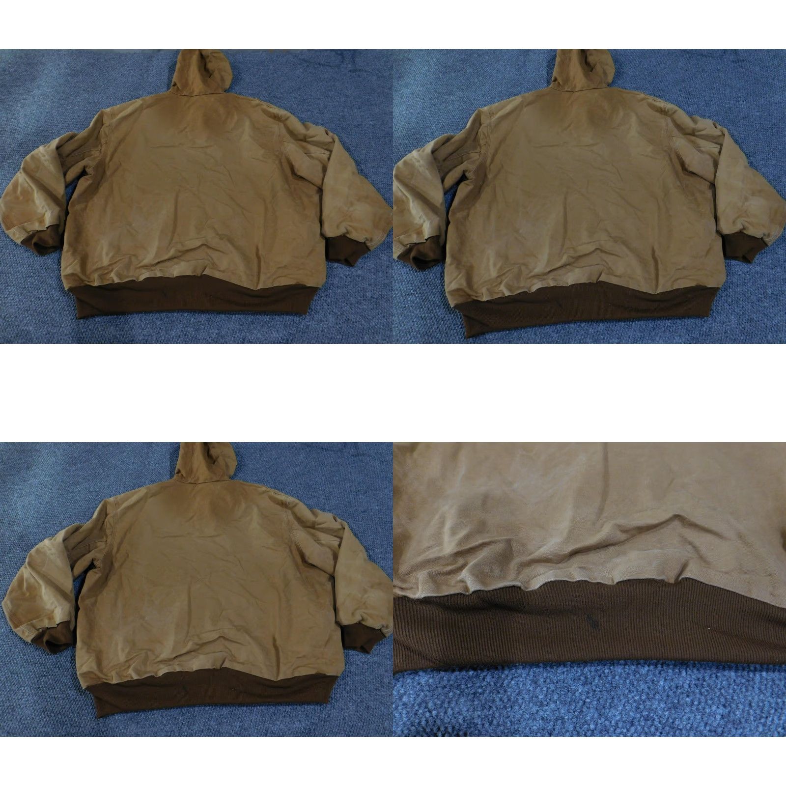 Carhartt VINTAGE Carhartt Jacket Mens 3XL Brown Hooded Full Zip Workwear Heavyweight USA Size US XXL / EU 58 / 5 - 8 Thumbnail