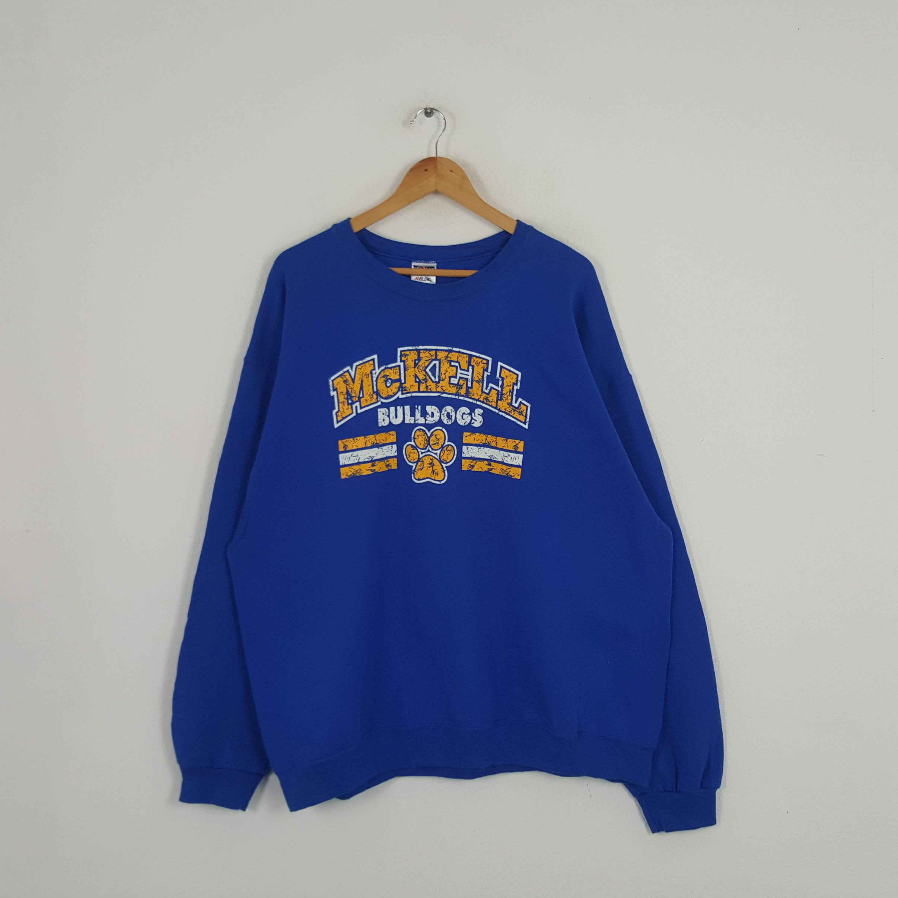 Vintage Vintage McKELL Bulldog Student Sportwear Club Sweatshirt Size US XXL / EU 58 / 5 - 1 Thumbnail