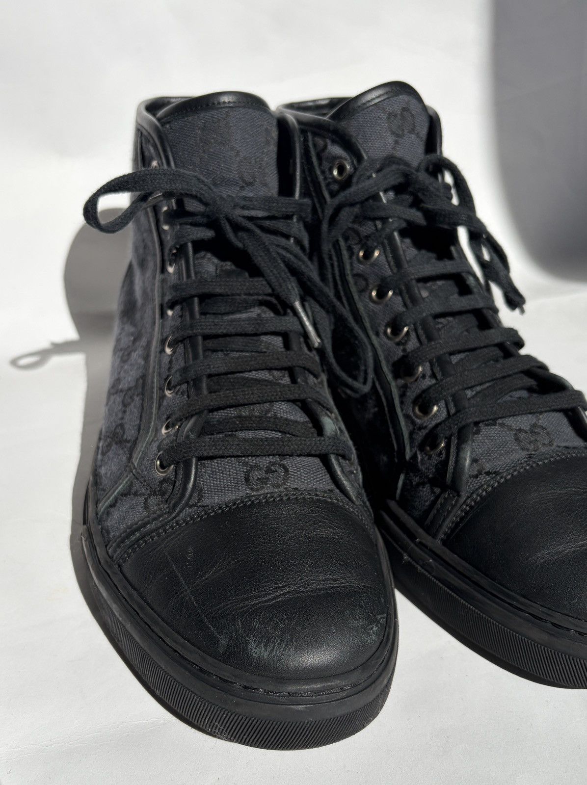 Gucci Gucci GG Monogram High-top Sneakers Size US 8 / EU 41 - 8 Thumbnail