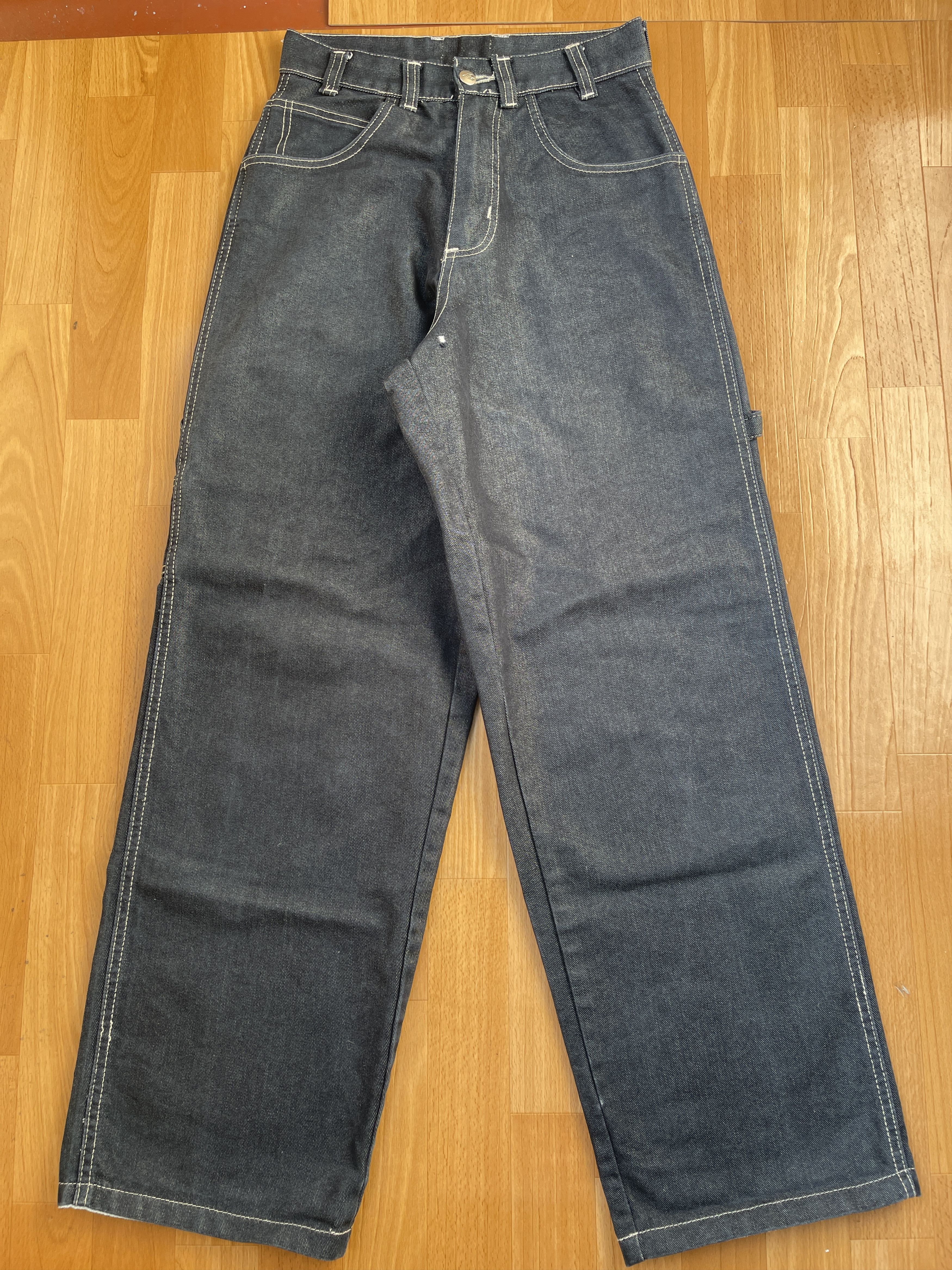 Wu-Tang Clan Johnny Blaze jeans shiny metallic silver baggy Wu Wear 28 Size US 28 / EU 44 - 3 Thumbnail