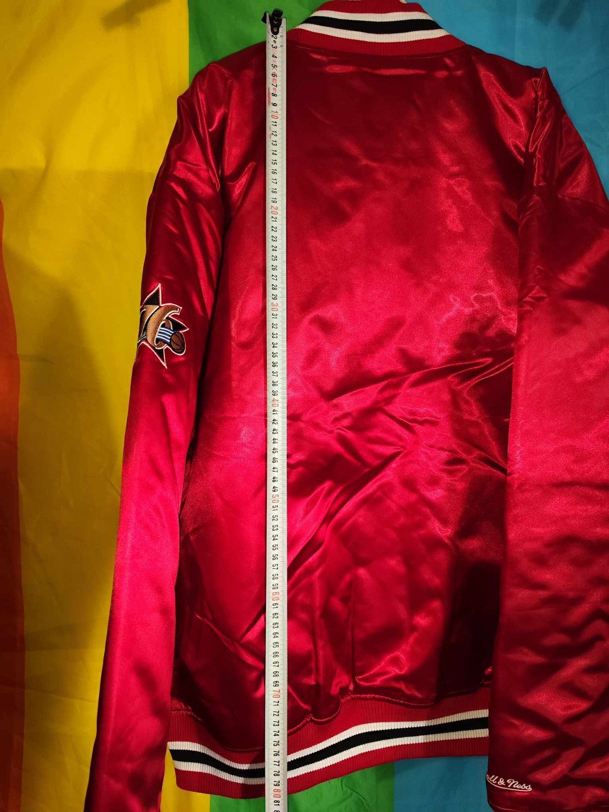 Mitchell & Ness × NBA Mitchell and Ness Sixers bomber jacket size 3XL Size US XXL / EU 58 / 5 - 9 Thumbnail