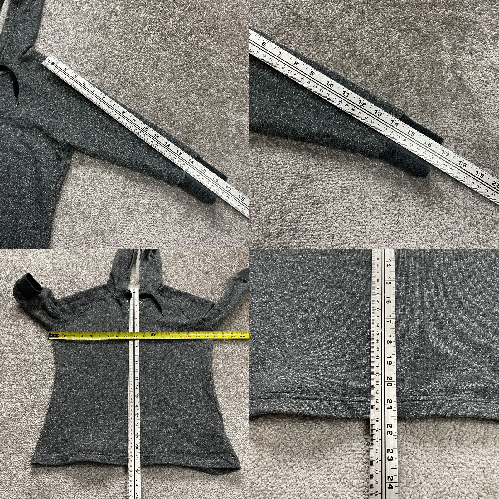 Vintage Columbia Hoodie Womens XS Gray 3/4 Sleeve Pullover Outdoor Casual Knit Sweatshirt Jacket Size XS / US 0-2 / IT 36-38 - 8 Thumbnail