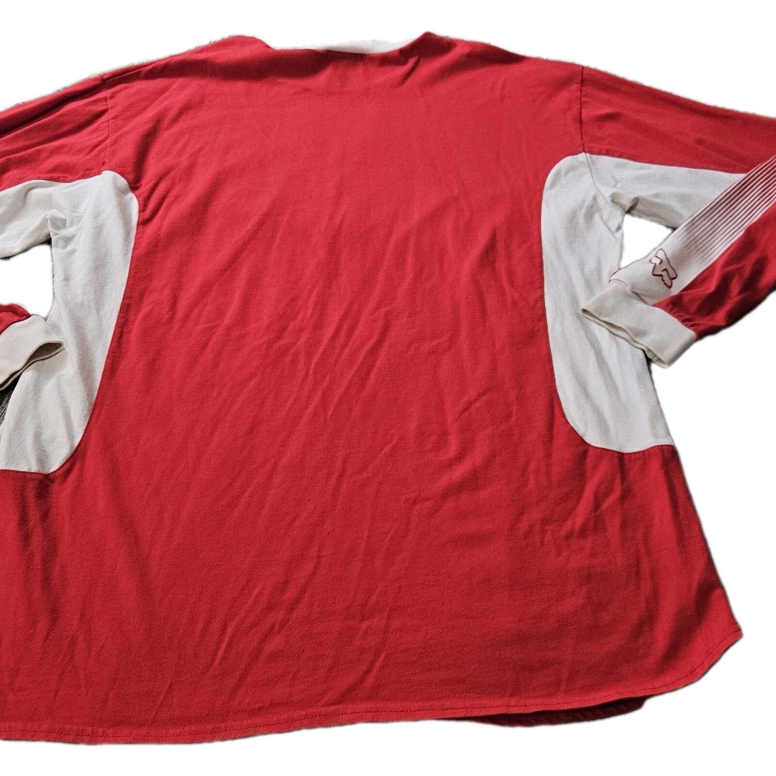 Fox Racing Fox Racing Jersey Motorcross BMX Vintage 90s Pro Issue XL Size US XL / EU 56 / 4 - 3 Thumbnail