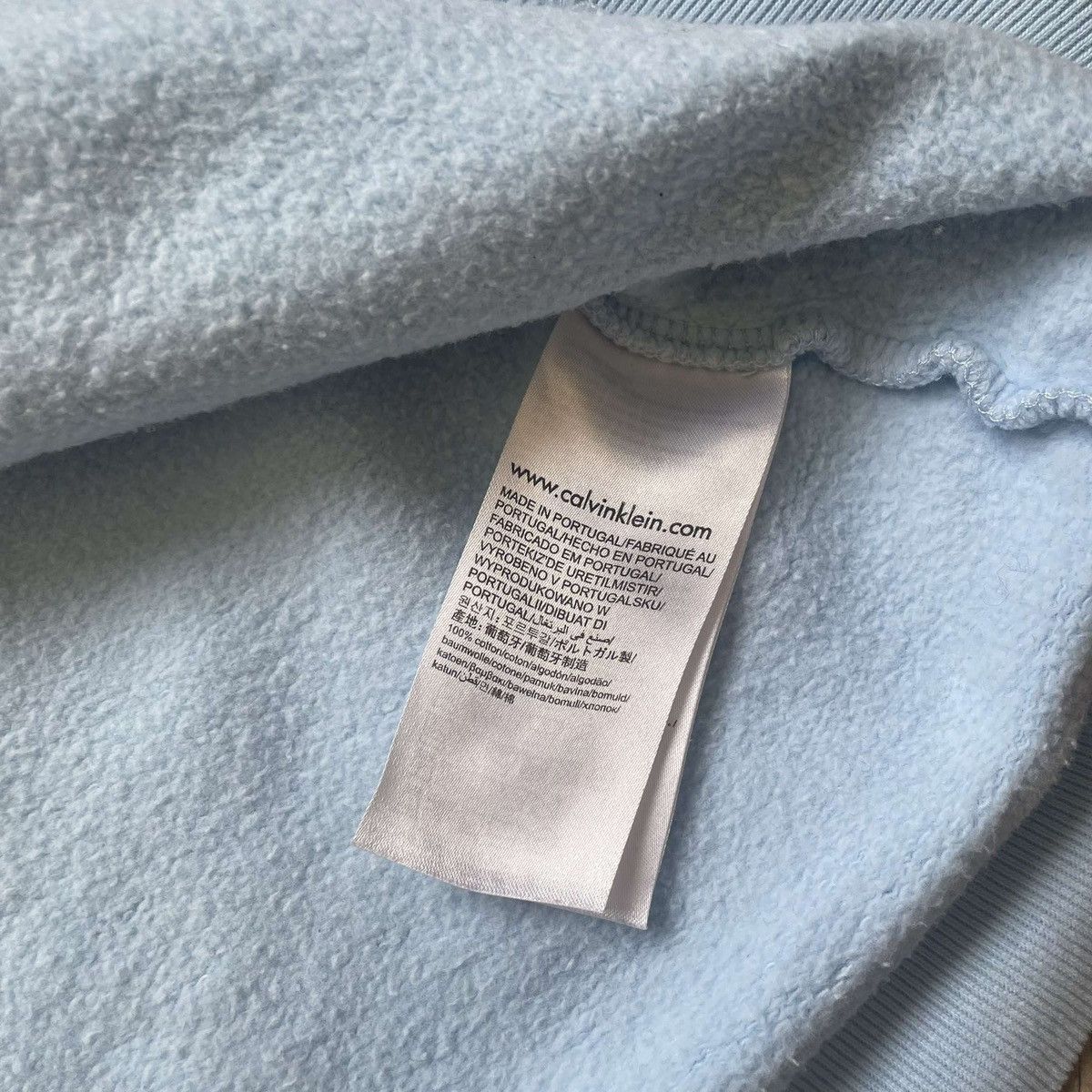 Calvin Klein Calvin Klein Jeans Baby Blue Sweatshirt Size US M / EU 48-50 / 2 - 7 Thumbnail