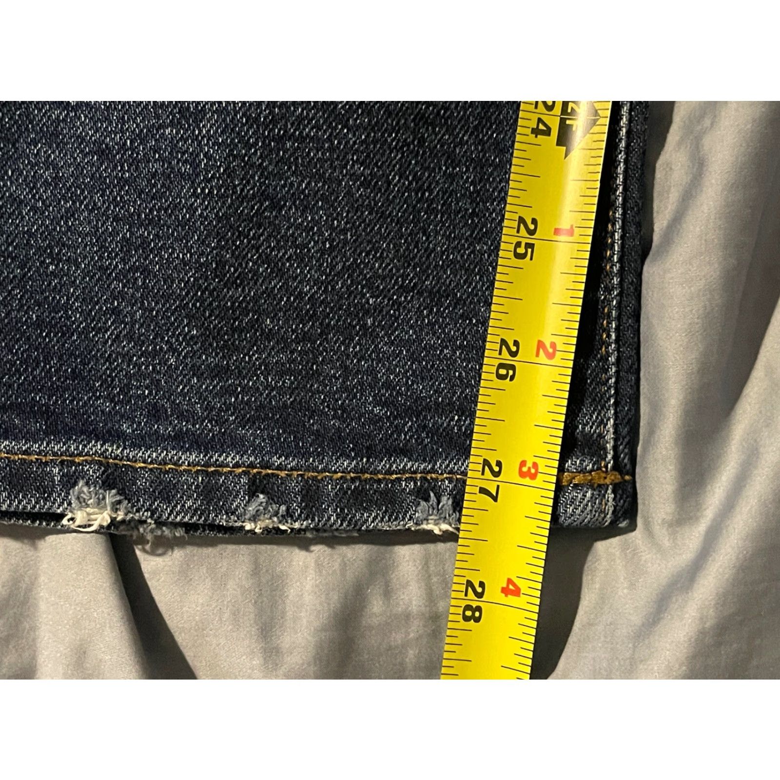 Madewell MADewell Jeans Slim Demi-Boot Women Adult 26 Blue Cotton Blend Slimming 27.5in Bootcut 27in Inseam Women’s Daywear Size 26" / US 2 / IT 38 - 7 Thumbnail