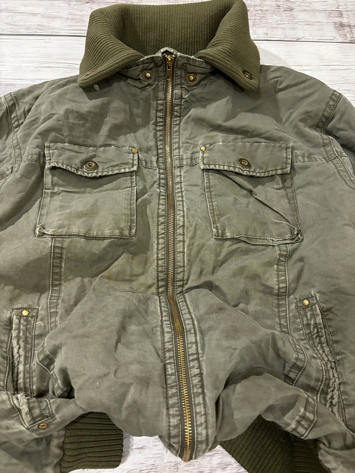 Hysteric Glamour × Vintage VTG Avant Garde If Six Was Nine Junya Style Cargo Jacket 90s Size US L / EU 52-54 / 3 - 3 Thumbnail