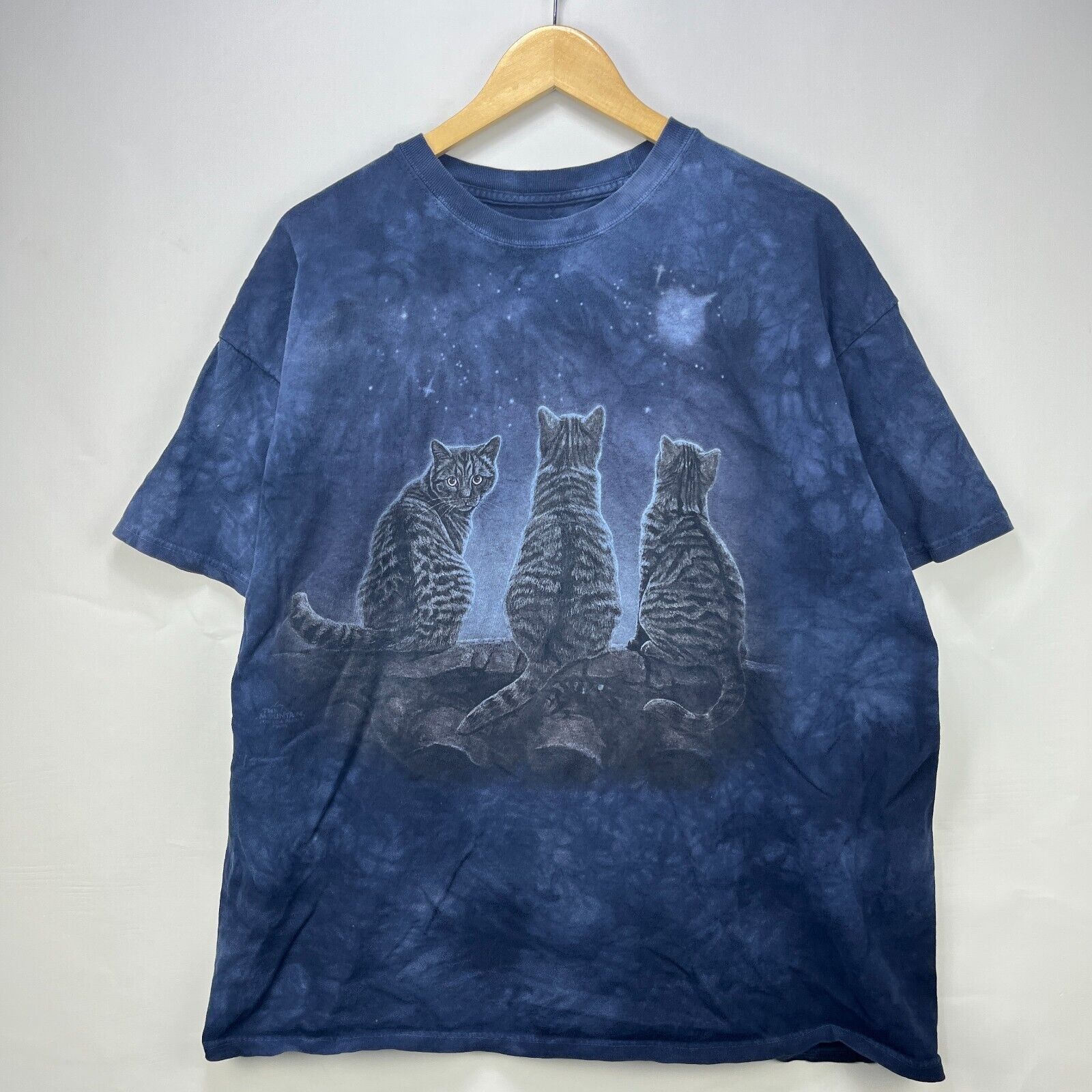 Vintage The Mountain Cat Animal Nature T-shirt 2XL