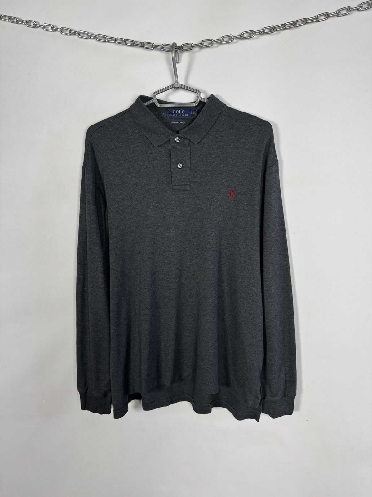 Polo Ralph Lauren Polo Ralph Lauren Pima Soft Touch Long Sleeve Polo Shirt XL Size US XL / EU 56 / 4 - 1 Thumbnail