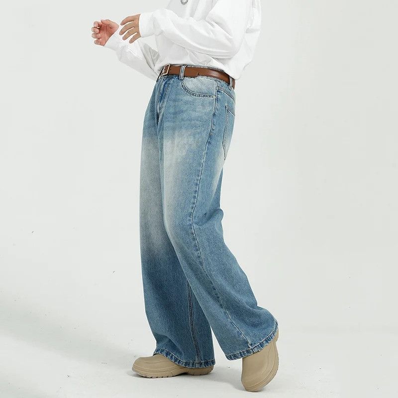 Casual Bottom Straight Denim