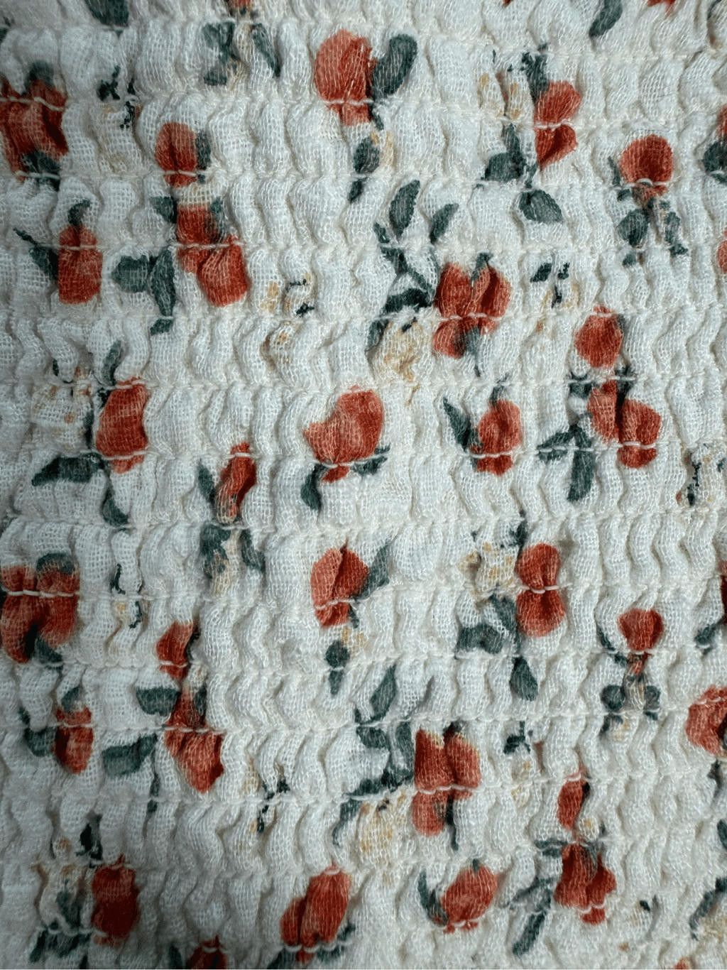 Abercrombie & Fitch Abercrombie & Fitch Women's Small White Floral Peach Skirt Size 28" / US 6 / IT 42 - 6 Thumbnail