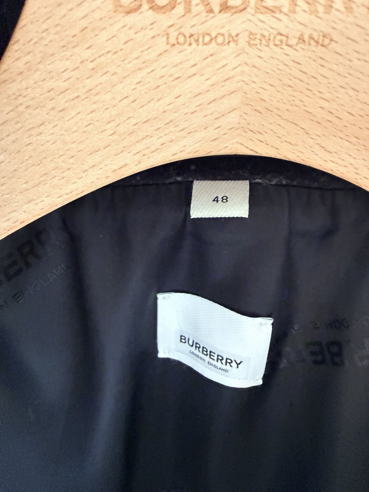Burberry Burberry navy blue cashmere and wool trench coat IT48 Size US M / EU 48-50 / 2 - 2 Thumbnail