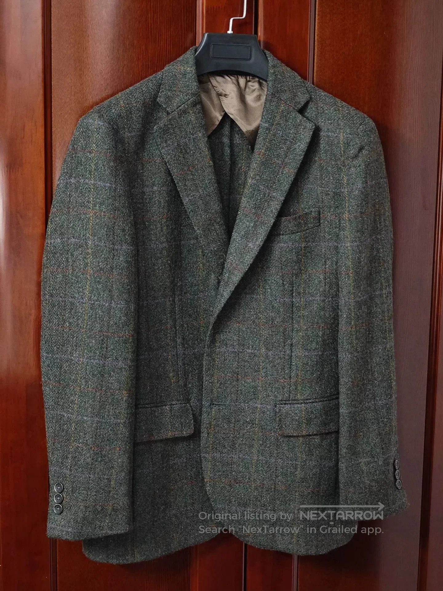 Abraham Moon & Sons Custom Moon Tweed Wool Blazer. Size US M / EU 48-50 / 2 - 1 Thumbnail