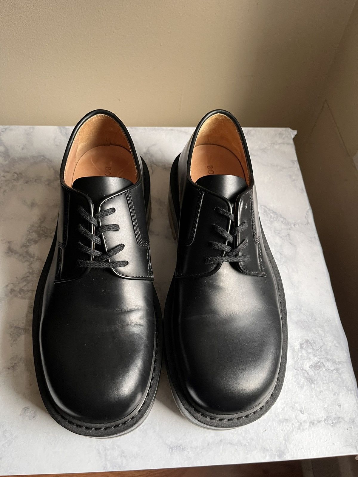Bottega Veneta BOTTEGA VENETA STILT CHUNKY PLATFORM LACE UP DERBY'S 39.5/7 Size US 6.5 / EU 39-40 - 6 Thumbnail