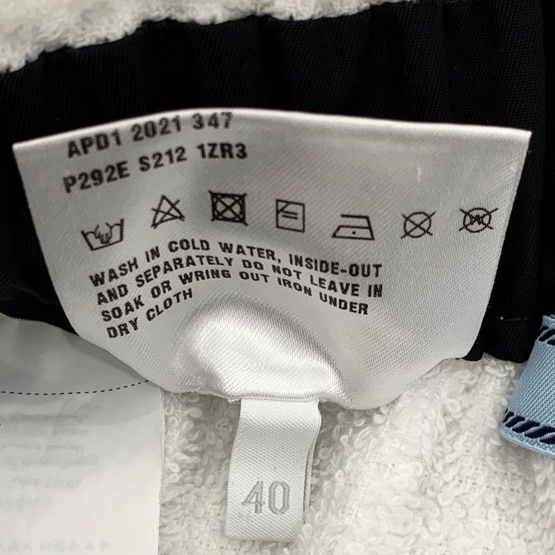 Prada Prada White triangle cotton casual towel shorts 2505-Nextar Size US 40 / EU 56 - 8 Thumbnail