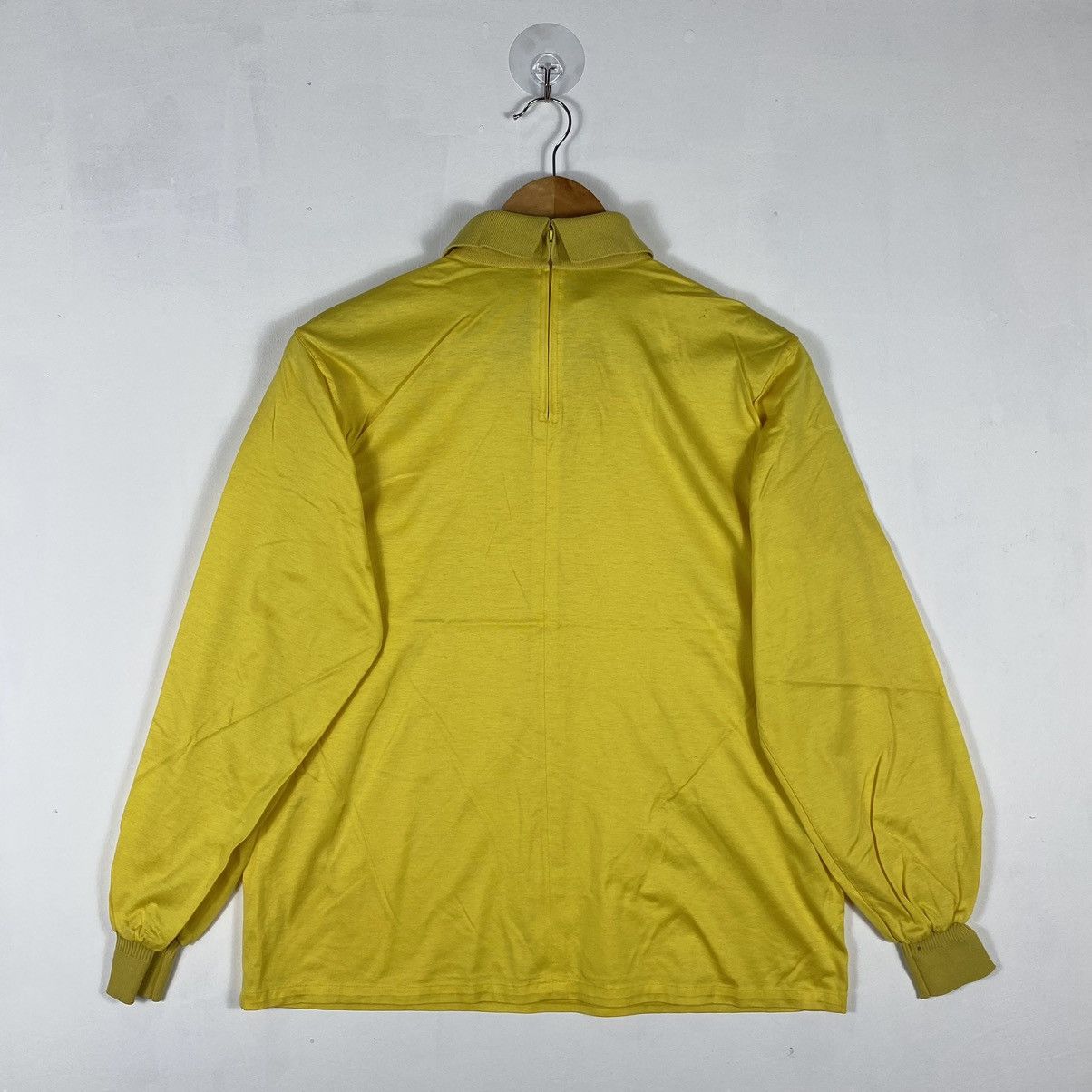 Christian Dior Monsieur × Vintage VINTAGE 80's CD SPORTS BACK ZIPPER LS POLO TEE Size M / US 6-8 / IT 42-44 - 6 Thumbnail