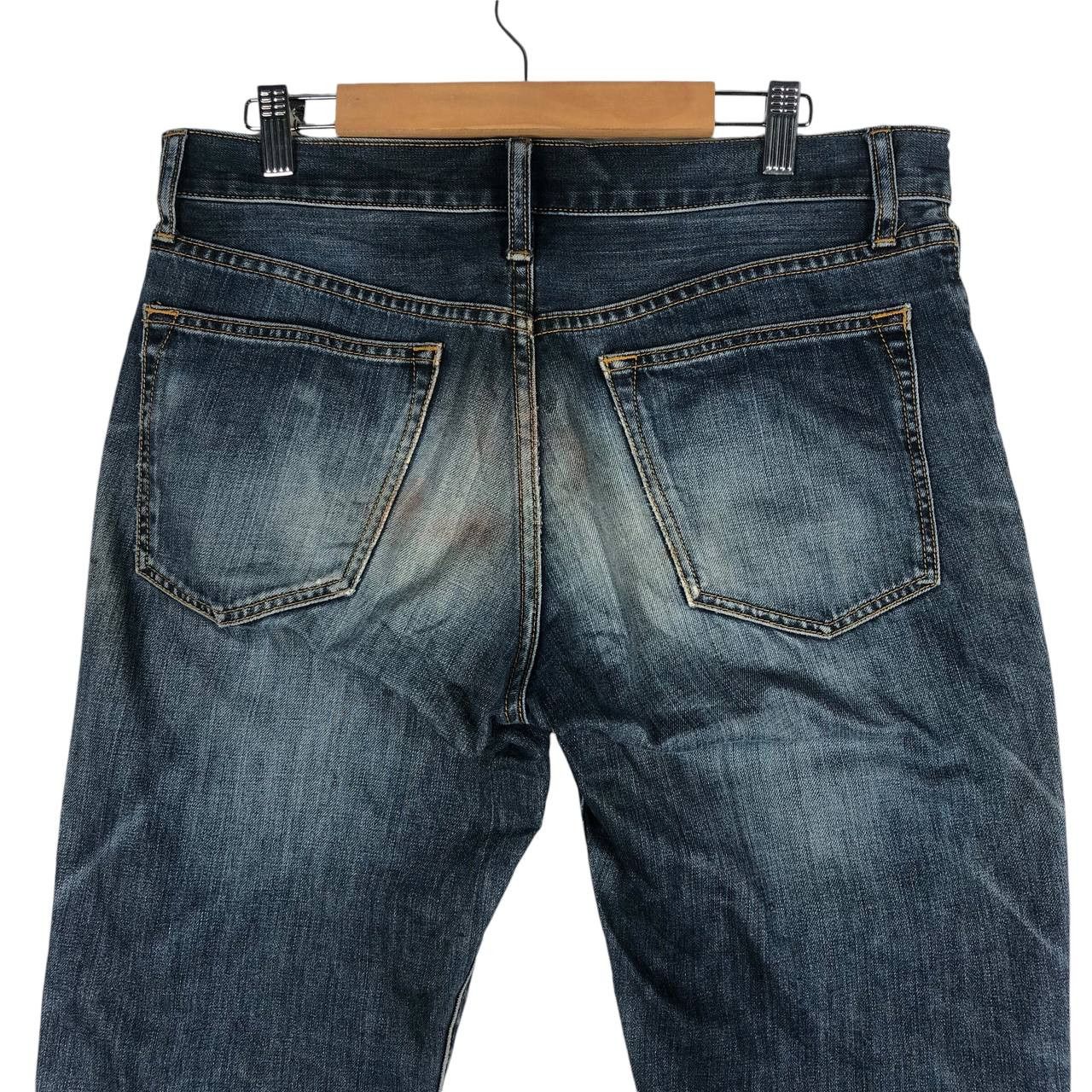 Jean Vintage Topvalu Brand Men Denim Jean Size US 33 - 5 Thumbnail