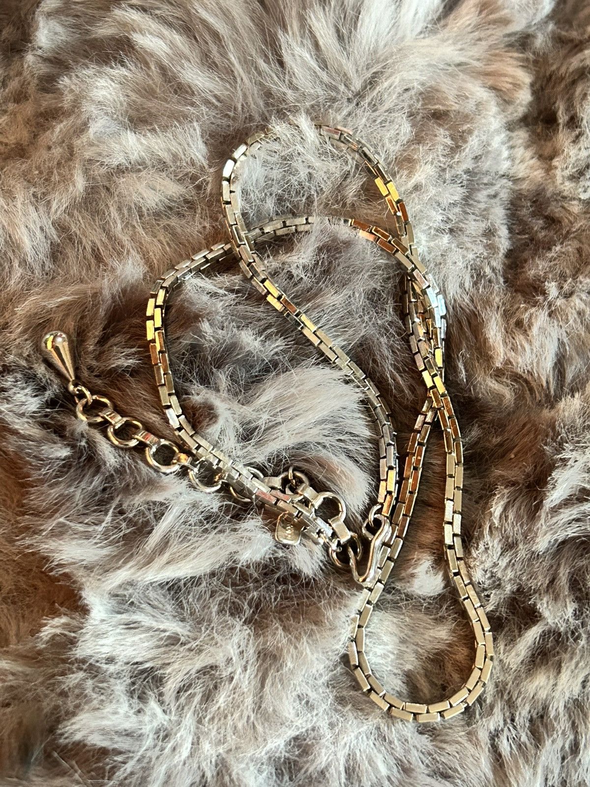 Vintage Vintage Monet silver chain hook clasp necklace Size ONE SIZE - 8 Thumbnail