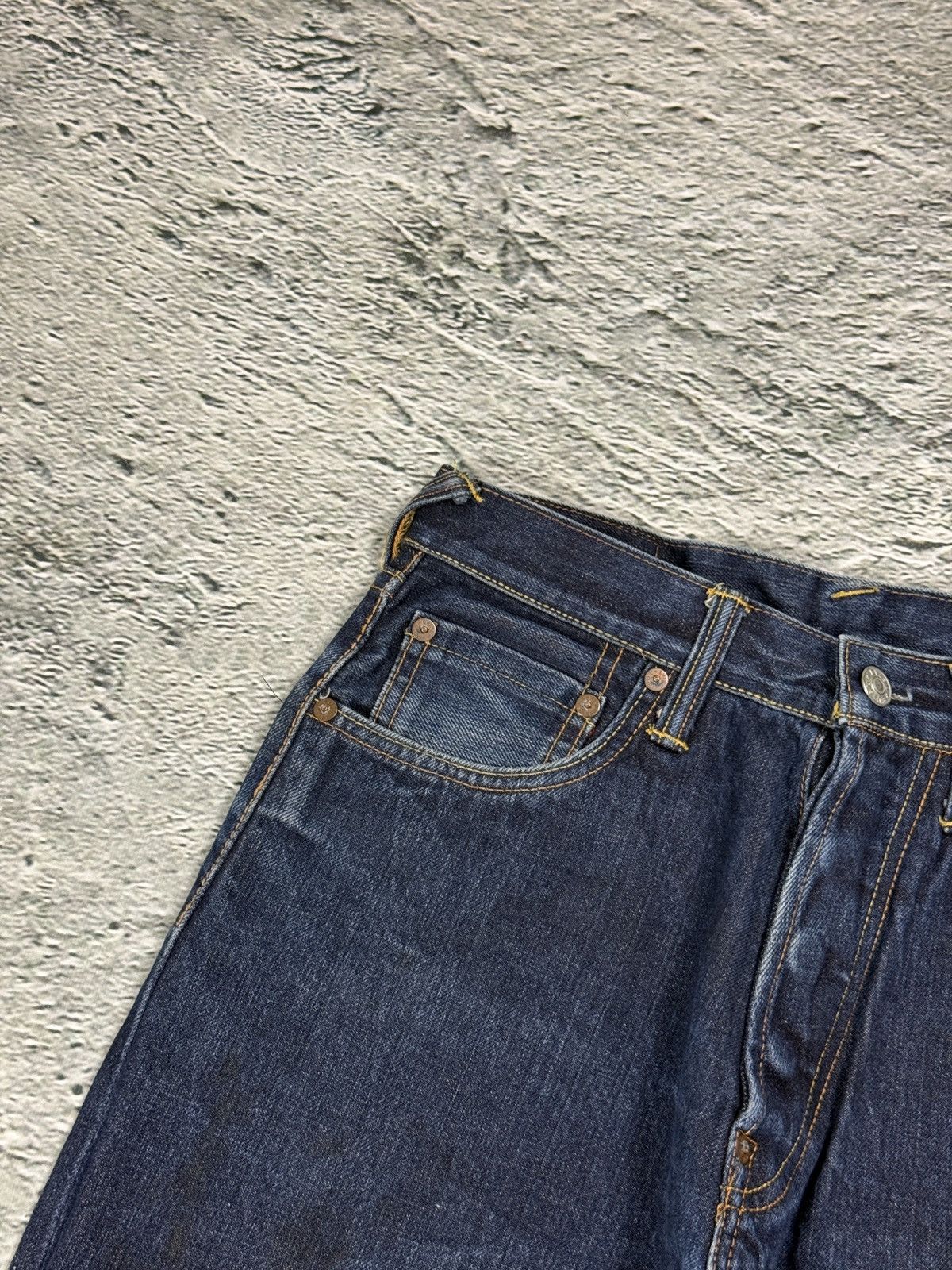 Evisu Evisu jeans daicock big logo black selvedge denim Size US 28 / EU 44 - 8 Thumbnail