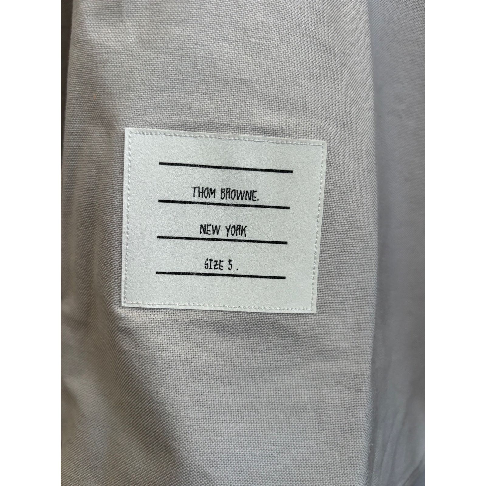 Thom Browne Thom Browne Grey Plaid Oxford Button Down (XXL/5) NEVER WORN Size US XXL / EU 58 / 5 - 4 Thumbnail
