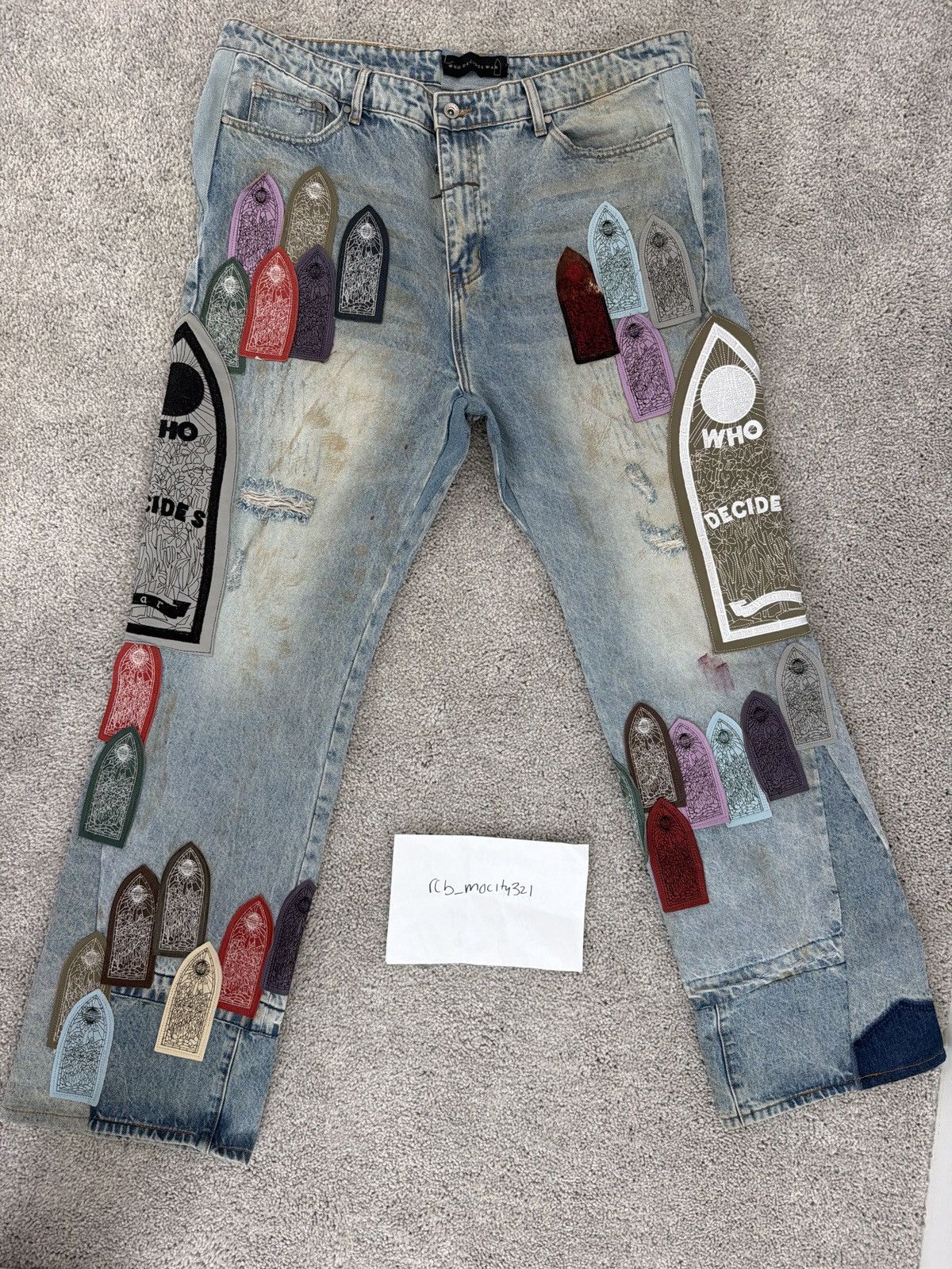 Who Decides War Who decided war jeans Size US 38 / EU 54 - 1 Thumbnail