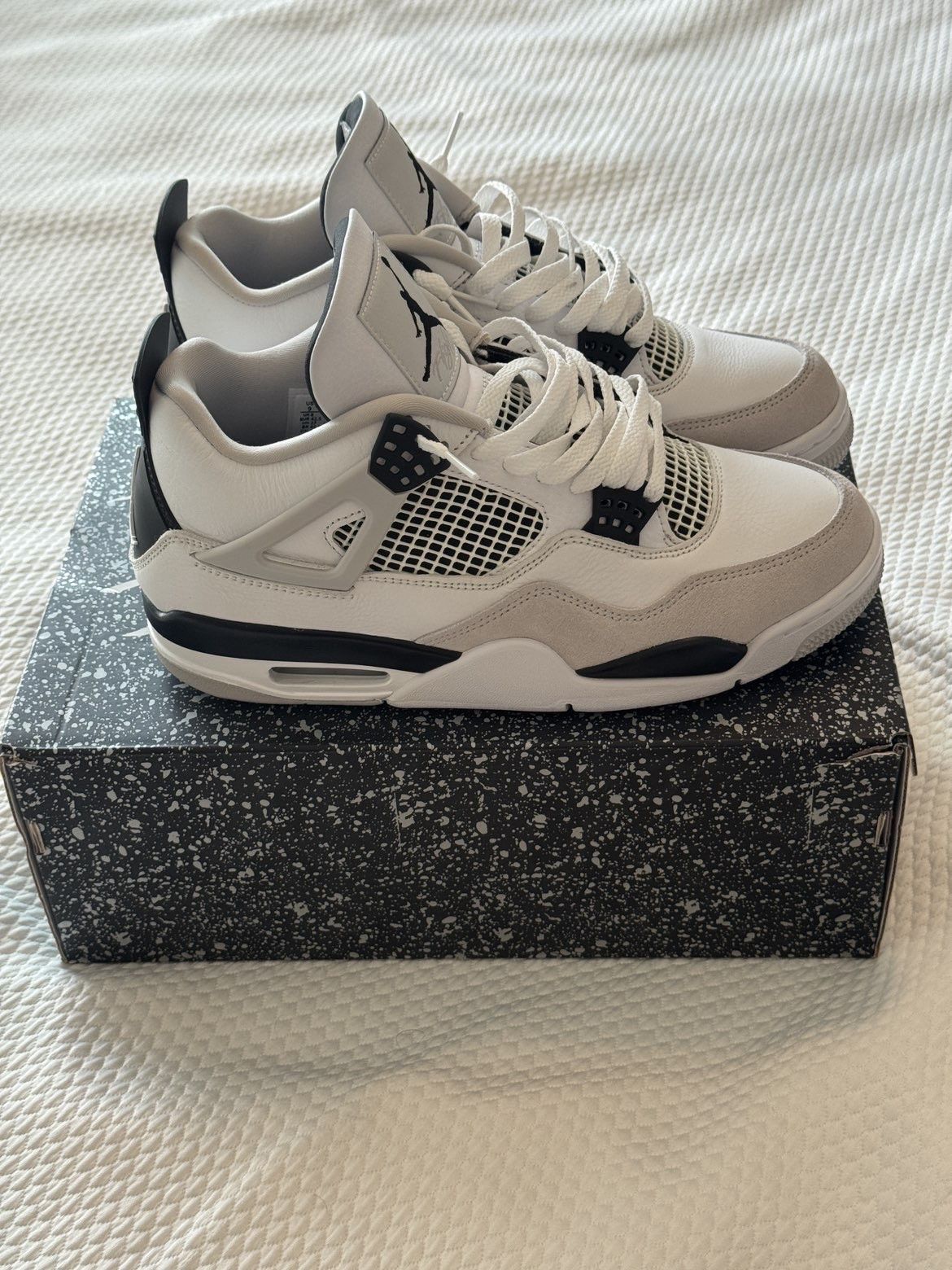 Nike Jordan 4 Retro Military Black Size US 9 / EU 42 - 2 Thumbnail