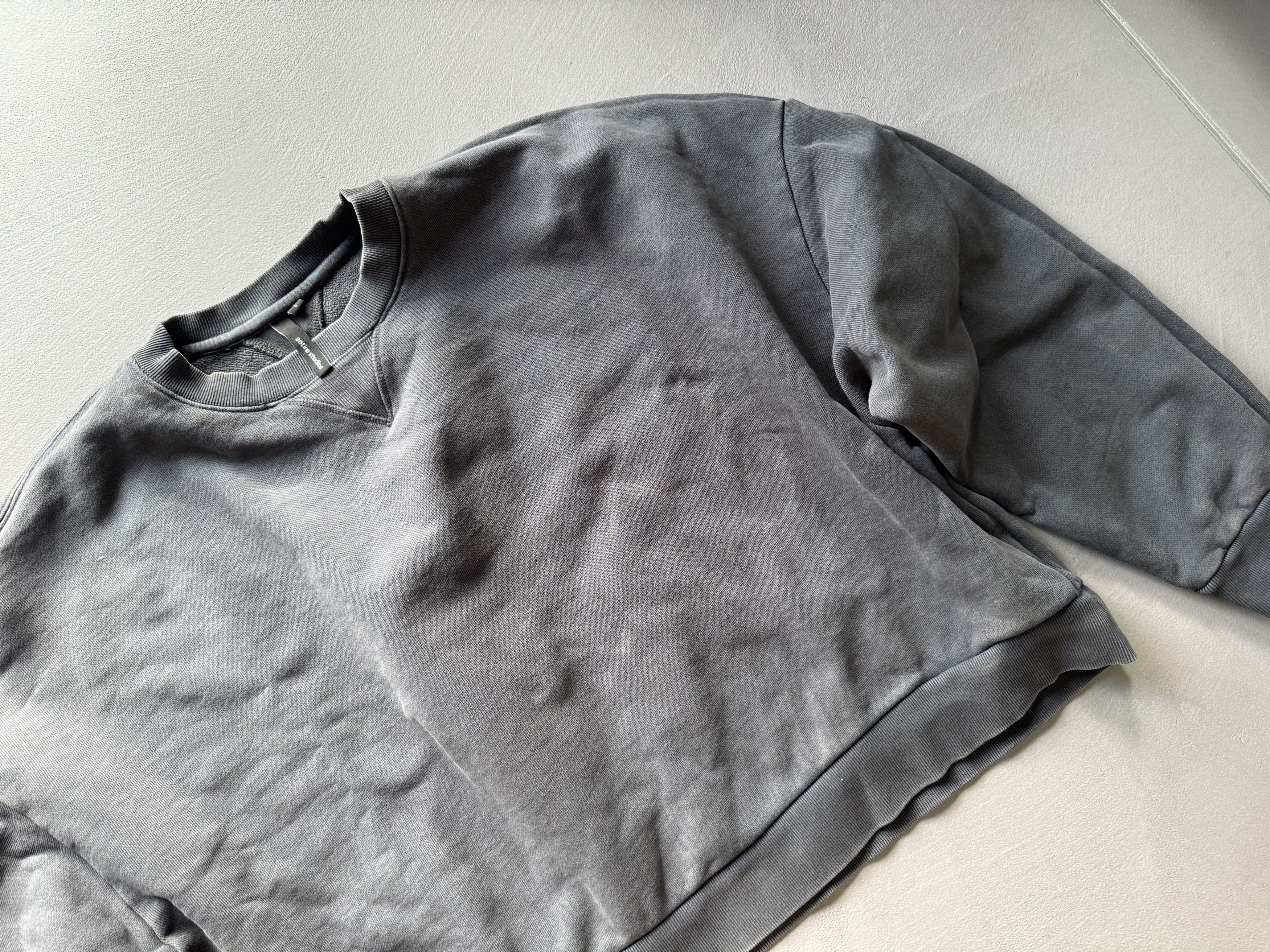 Entire Studios Entire Studios Boxy Organic Cotton Sweatshirt, Grey Size US L / EU 52-54 / 3 - 4 Thumbnail